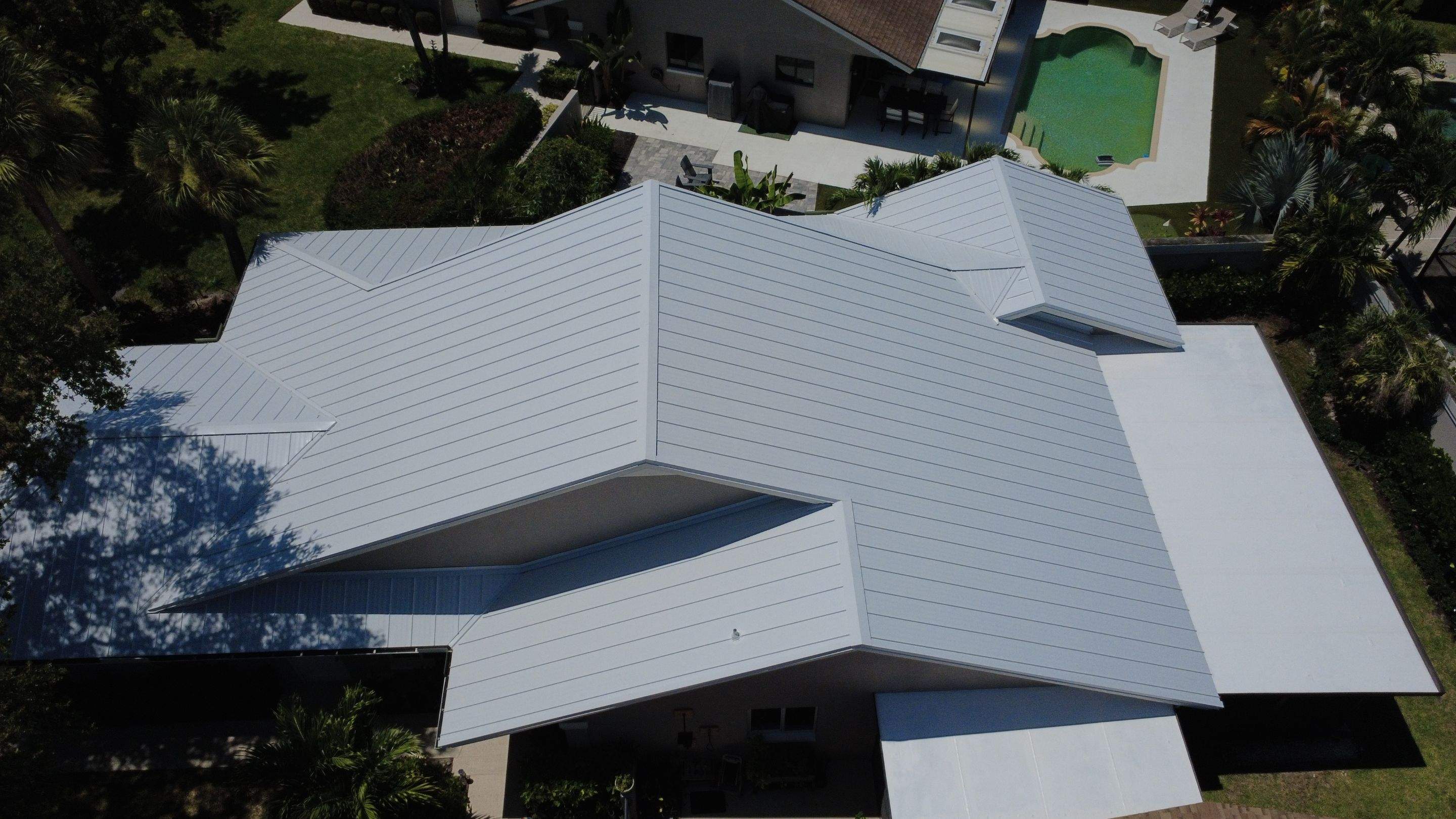 Kynar (Color Coated) Standing Seam Metal Roof Replacement by Sailfish Roofing