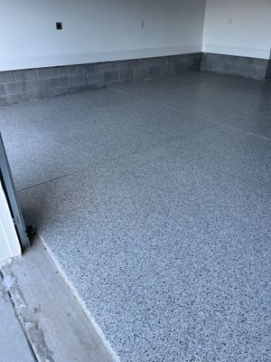 Garage Floor Coating using Cabin Fever