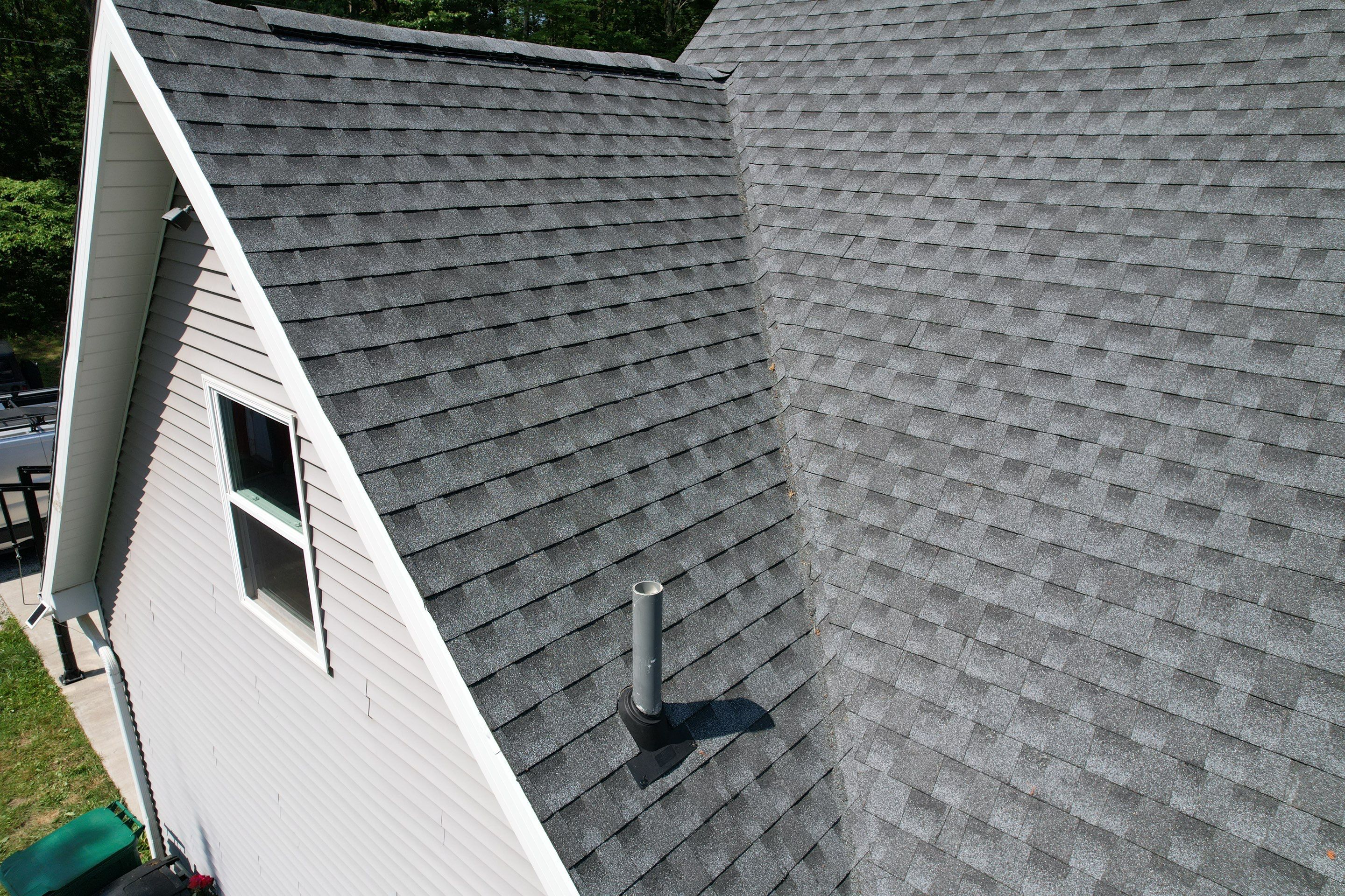 Residential Roofing Installation using GAF Timberline HDZ Pewter Gray by Rainstoppers Roofing