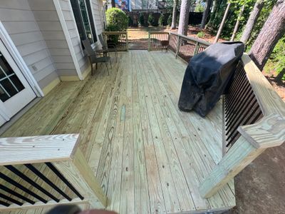 Wood Deck Build in Alpharetta, GA