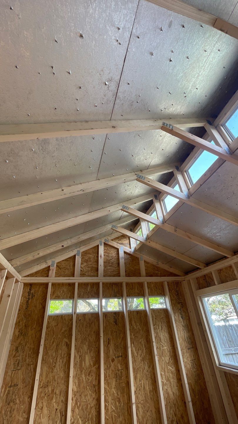 Outdoor Office Shed Interior Remodel in Longwood: From Drywall to Paint by HandyMangum