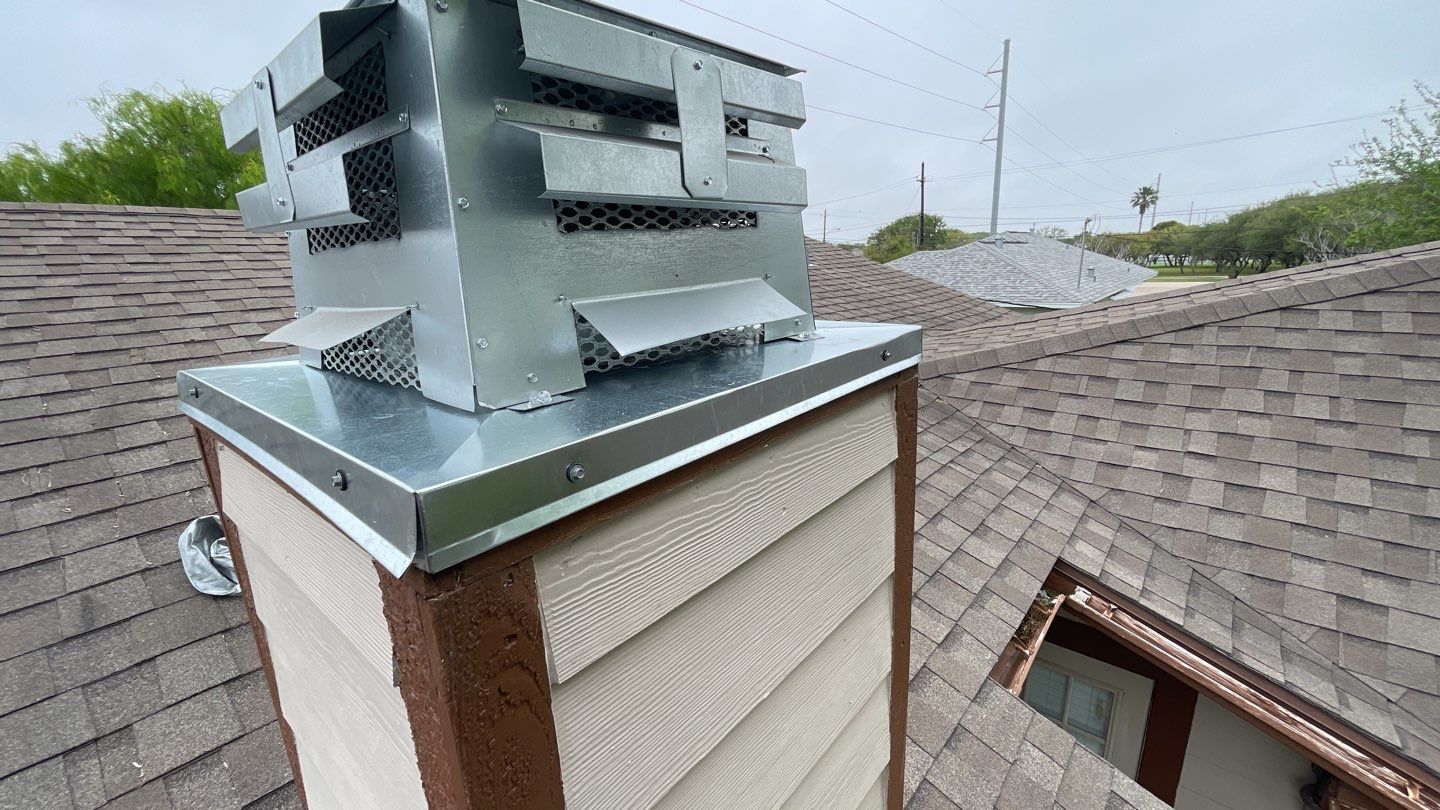 Chimney Cap Replacement by Lighthouse Roofing