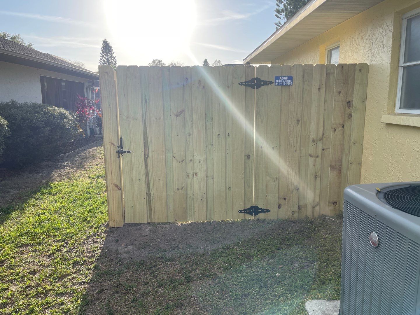 Sarasota, FL 6ft. Tall Treated Board on Board Privacy  Privacy Fence by Asap fence and gates, LLC