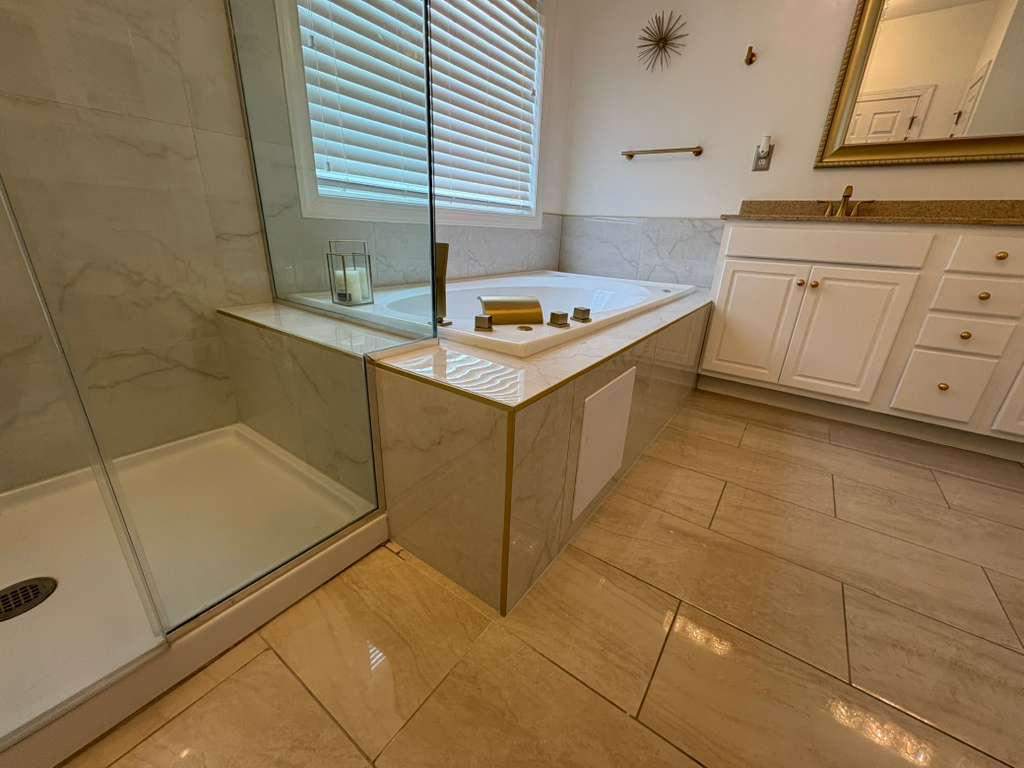 Bathroom renovation in Chesterfield by Alpha and Omega Pro Services