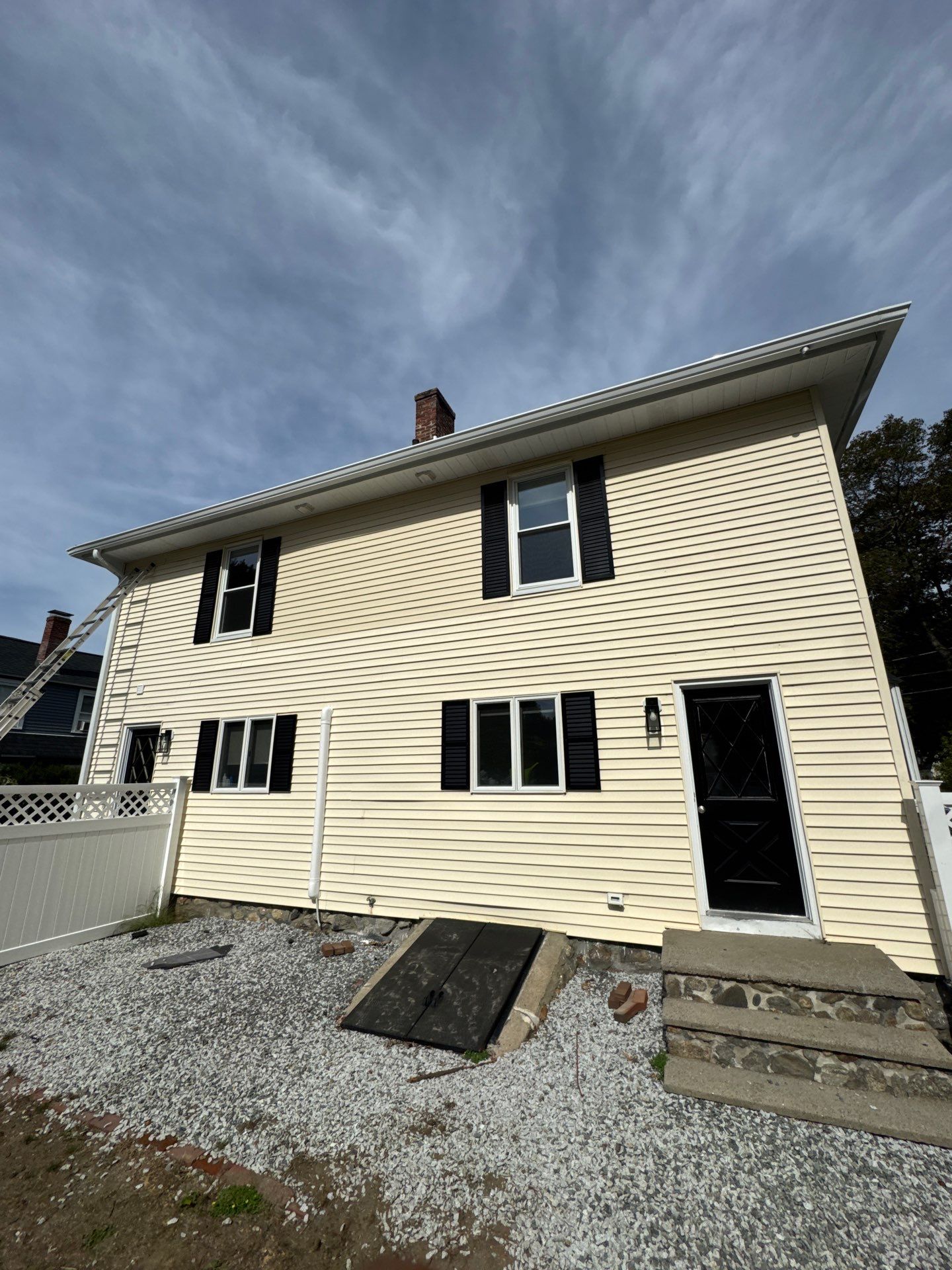 Seamless Gutter Installation with Crown Molding Adjustment | Maynard, MA by Mighty Dog Roofing of Greater Middlesex County
