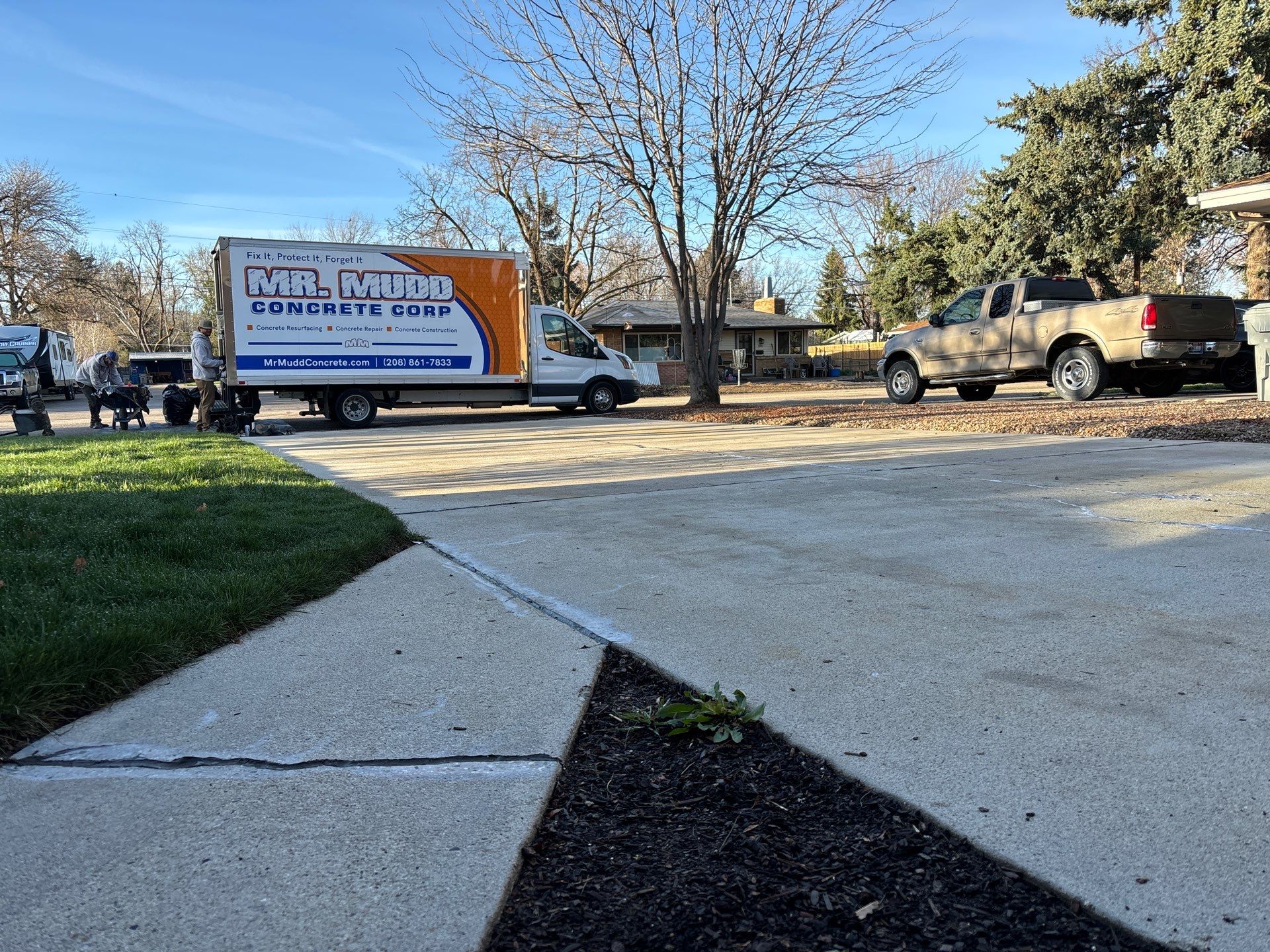 Patio, Driveway, and Walkway MAKEOVER by Mr. Mudd Concrete