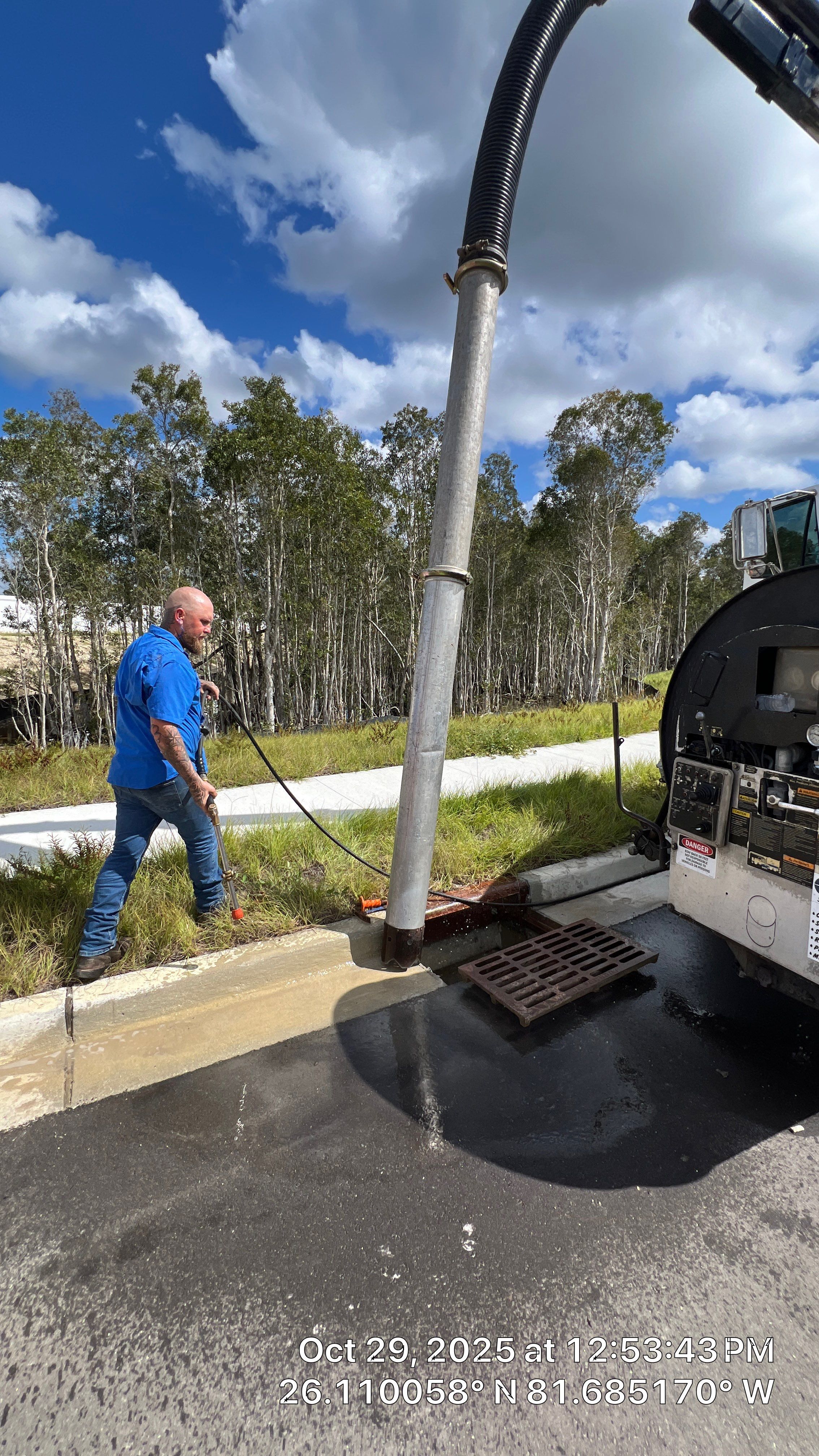 New Construction Road off Rattlesnake in Naples by Don Mar, Inc. Storm Water Solutions
