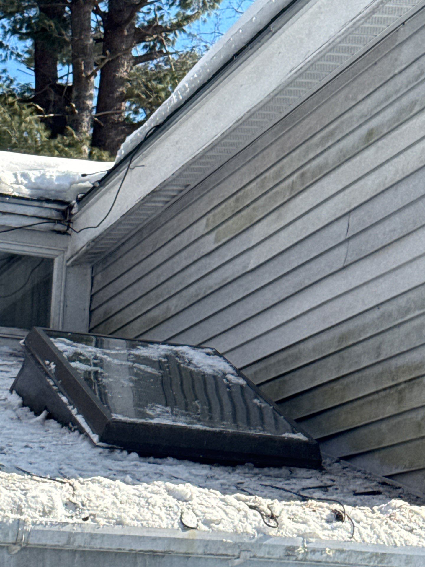Ice Dam Removal, Snow Removal & Sidewall Flashing Repair in Acton, MA by Mighty Dog Roofing of Greater Middlesex County