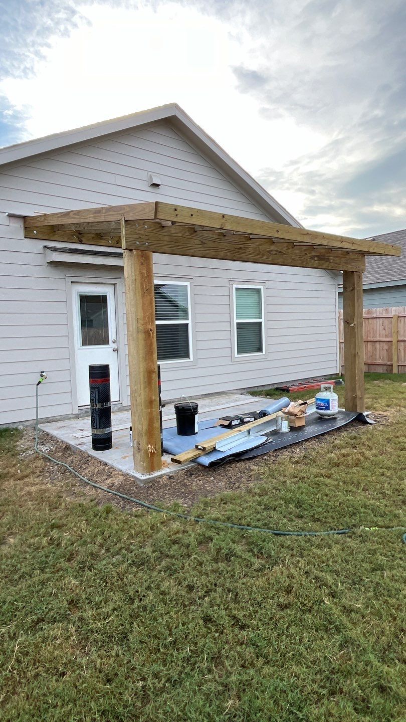 Patio? We got you Covered! by Bayfront Roofing and Construction