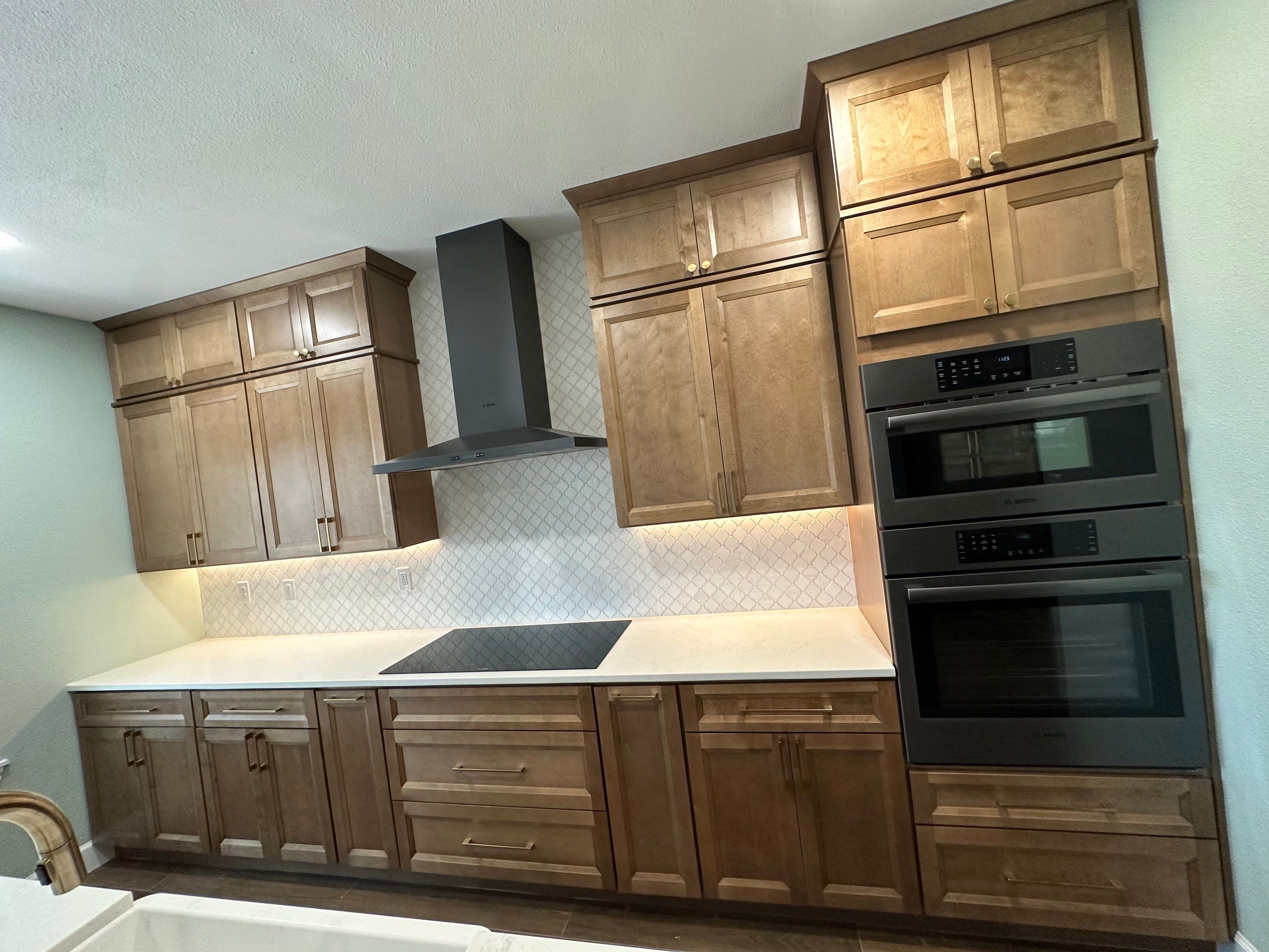 Longs Creek Kitchen Remodel | Warm Wood Cabinets & Custom Storage by Legacy Bath and Kitchen