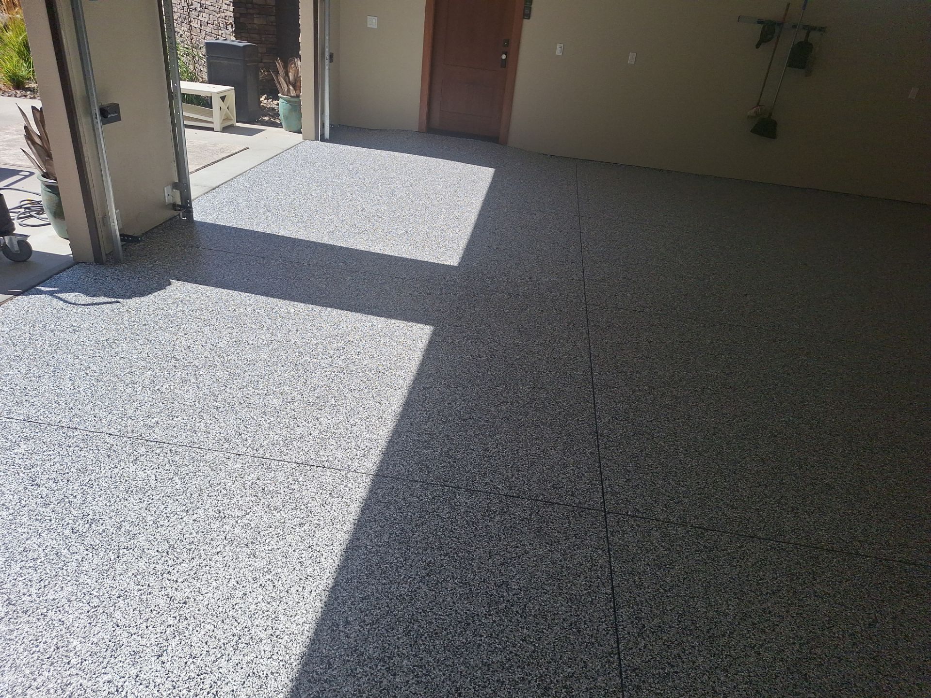 Garage Transformation using Domino by Croc Coatings, LLC