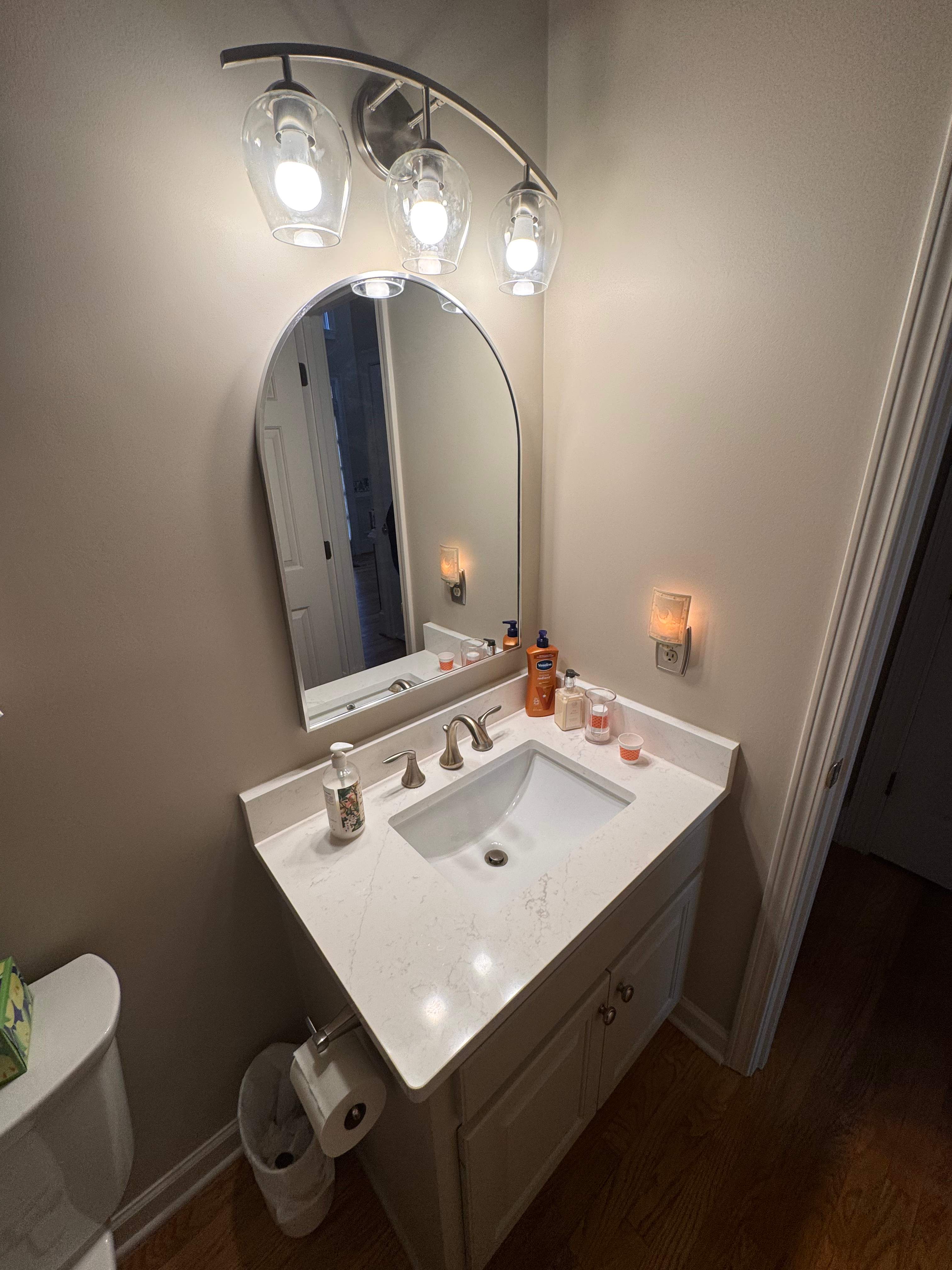 Hall bathroom renovation by Prudencio