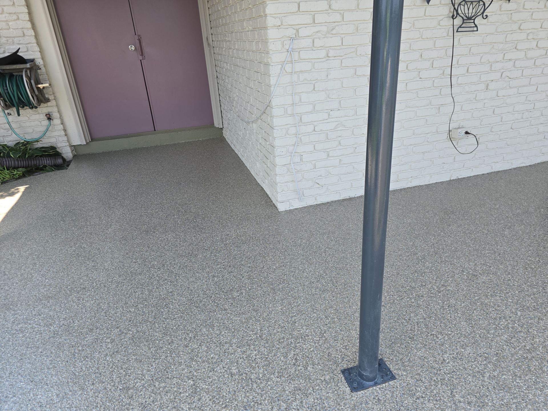 Patio Coating in Elkhart! by Innovative Spaces / Innovative Concrete Coatings