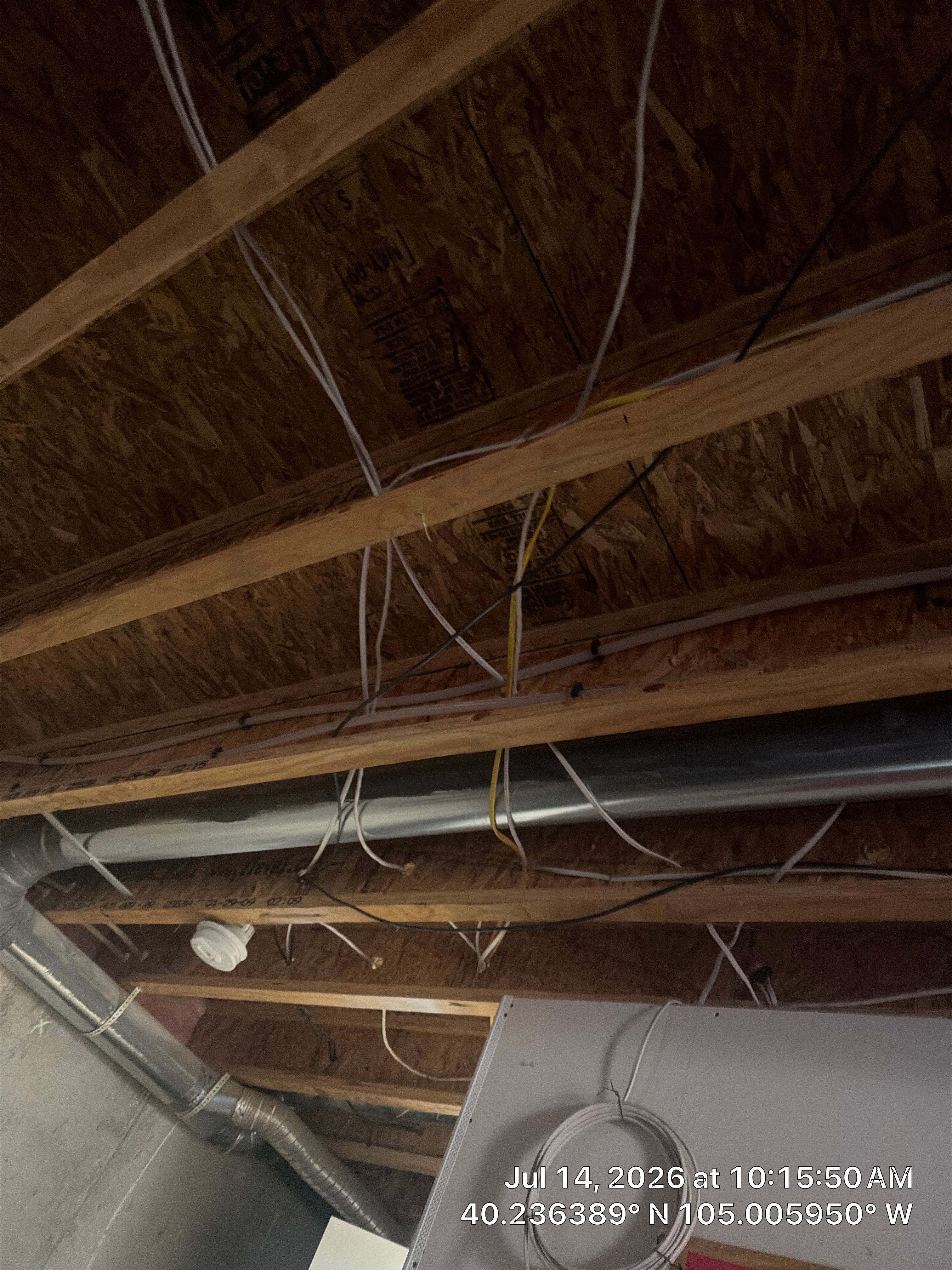 Basement Renovation with Structural Steel and Mechanical Rough-Ins by CompanyCam Sales Demo