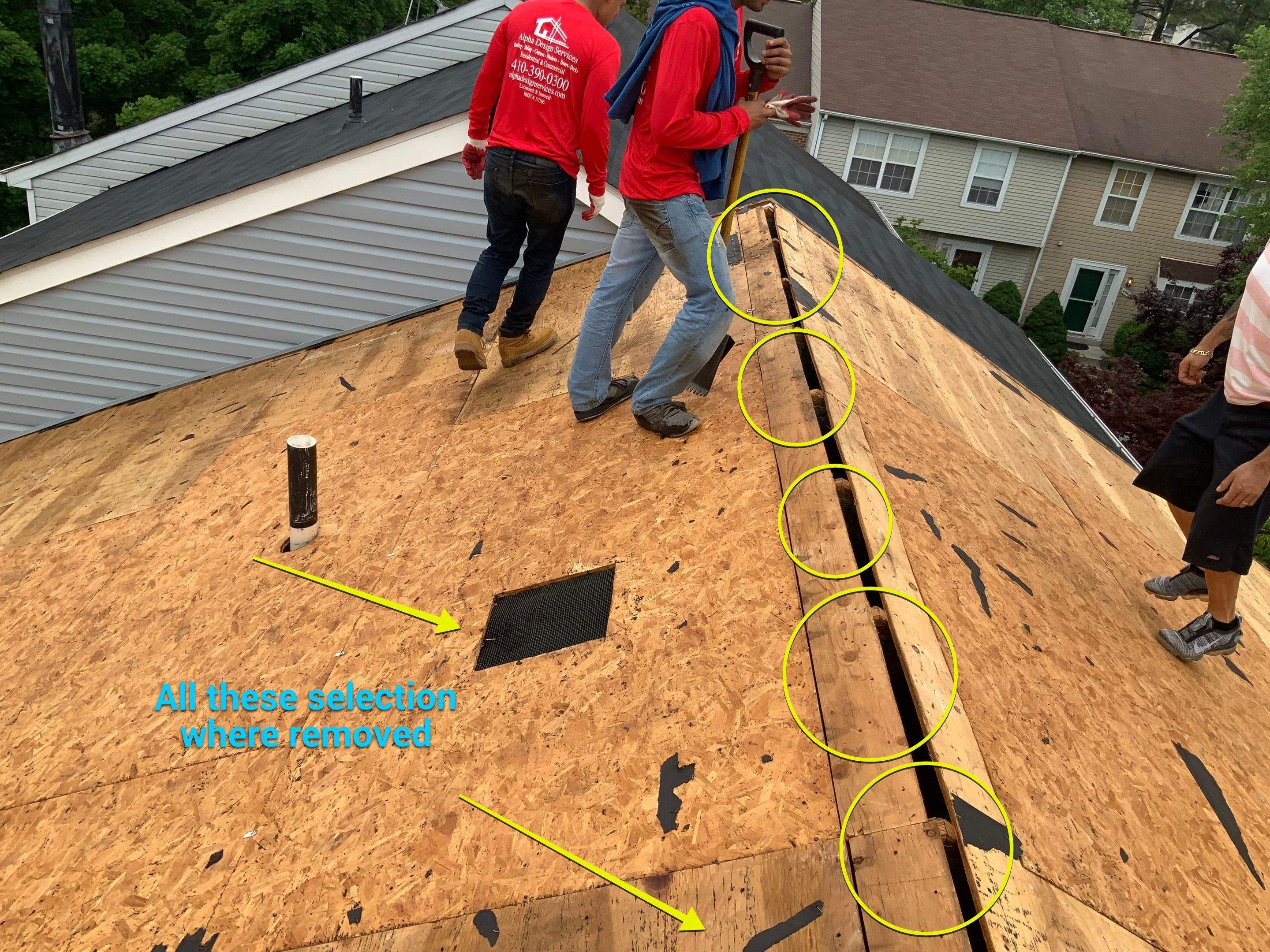 Residential Roofing Installation using XT-25 Color Moire Black by Alpha Design Services