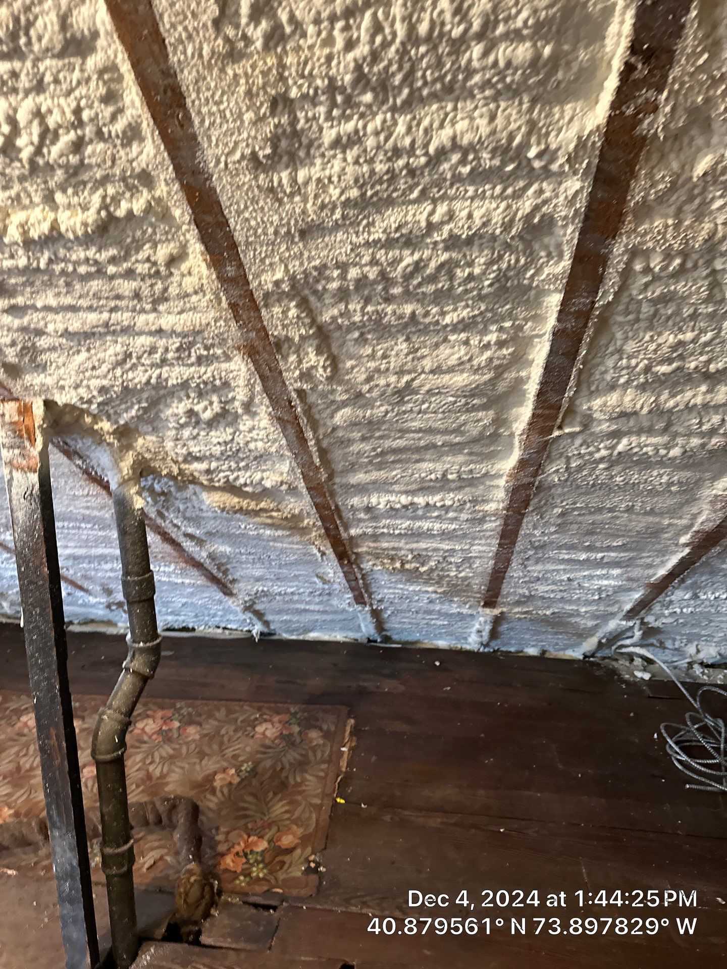 Attic Insulation using Closed Cell Spray Foam by NYS Foam & Energy