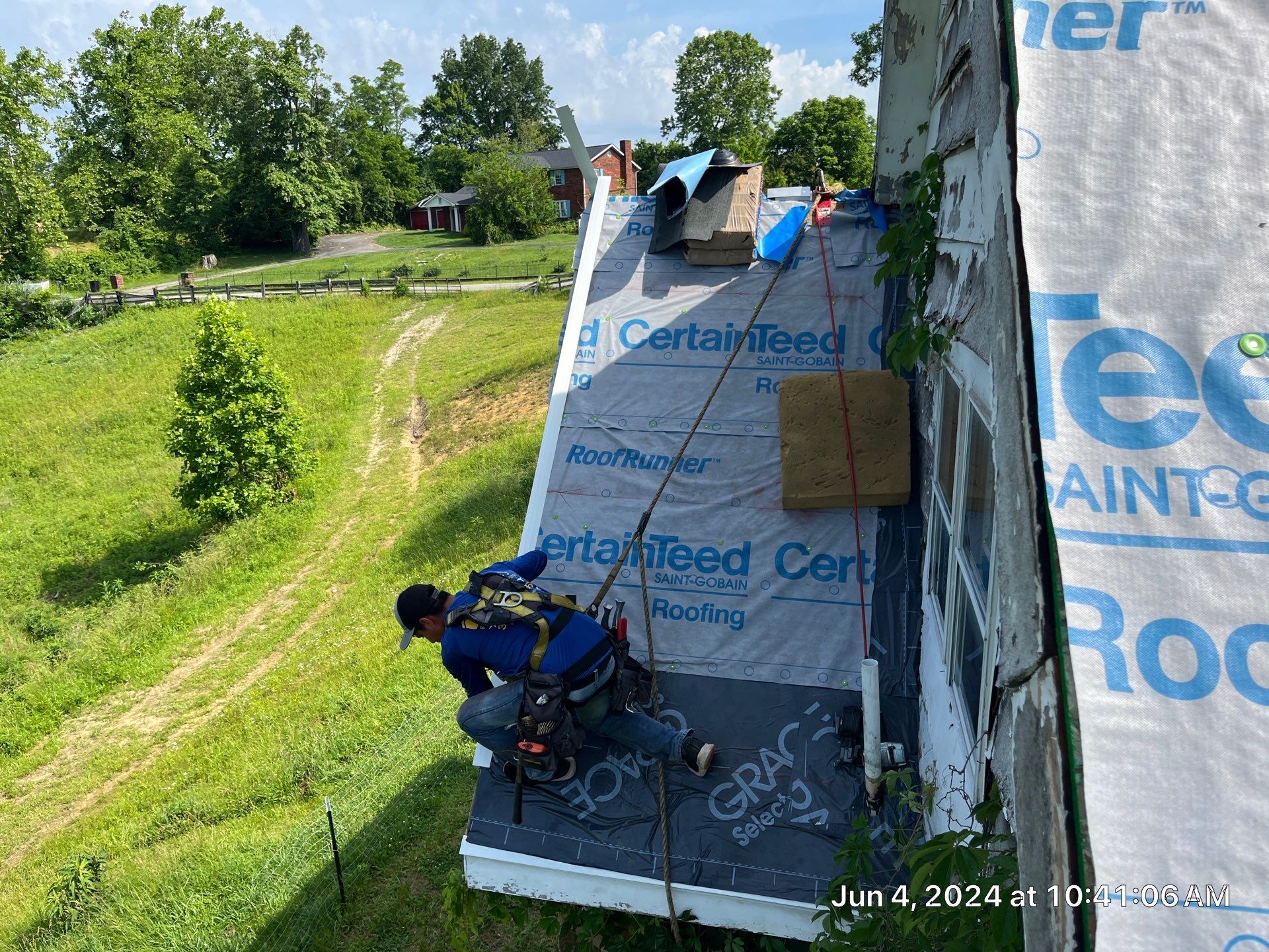 Residential Roofing Installation using Certainteed Landmark Pro Shingles by Fahey Roofing + Contracting