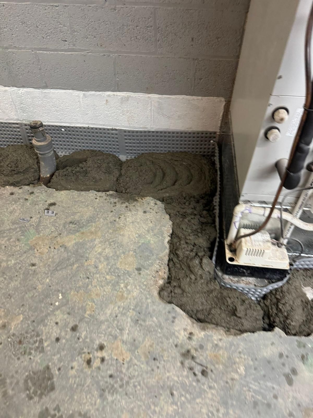 Interior French Drain Basking Ridge NJ by Pure Service Pro, LLC 