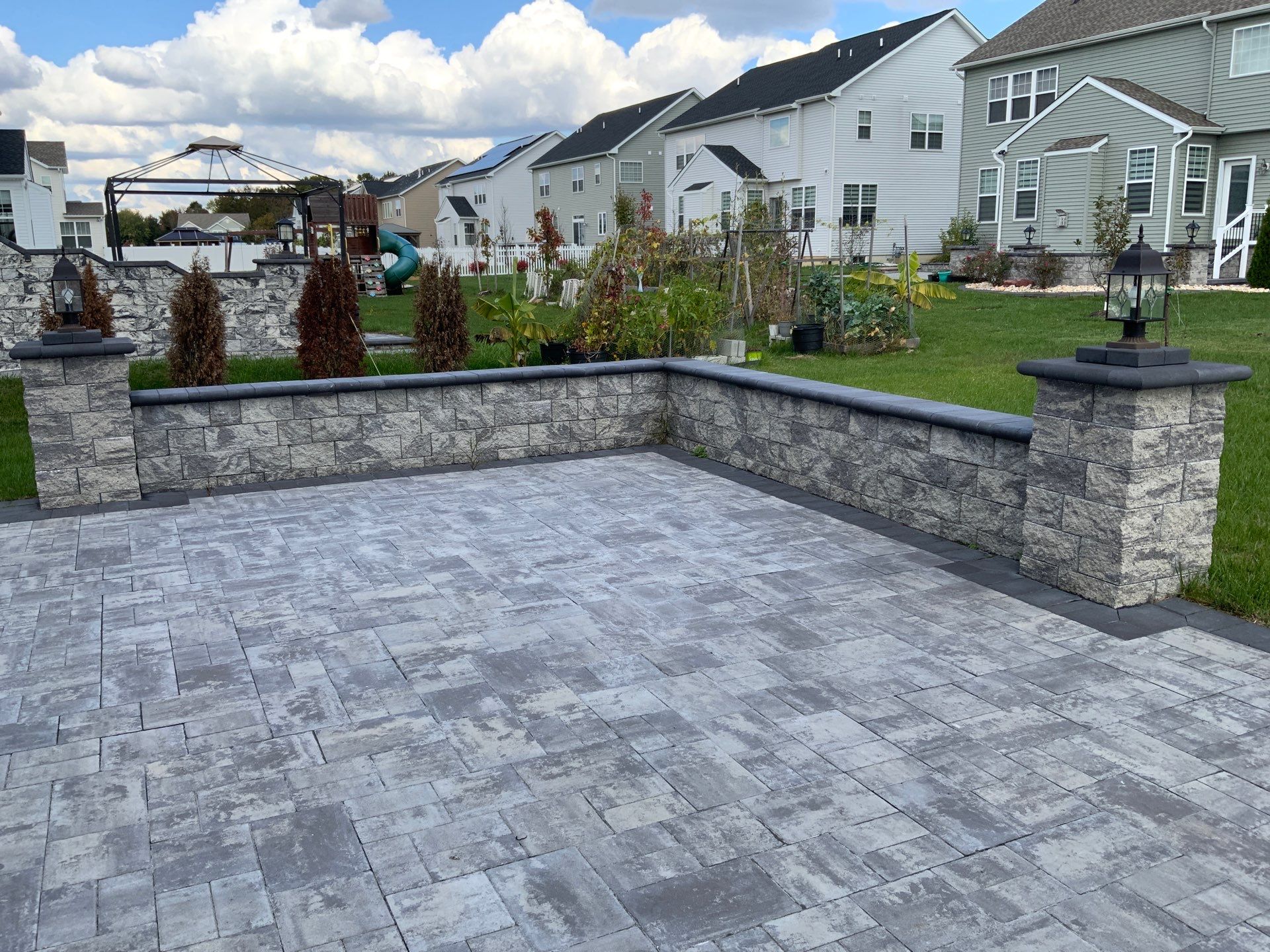 Custom Belgard Paver Patio Design & Installation in Delaware by Studio G Indoor Spaces & Outdoor Living