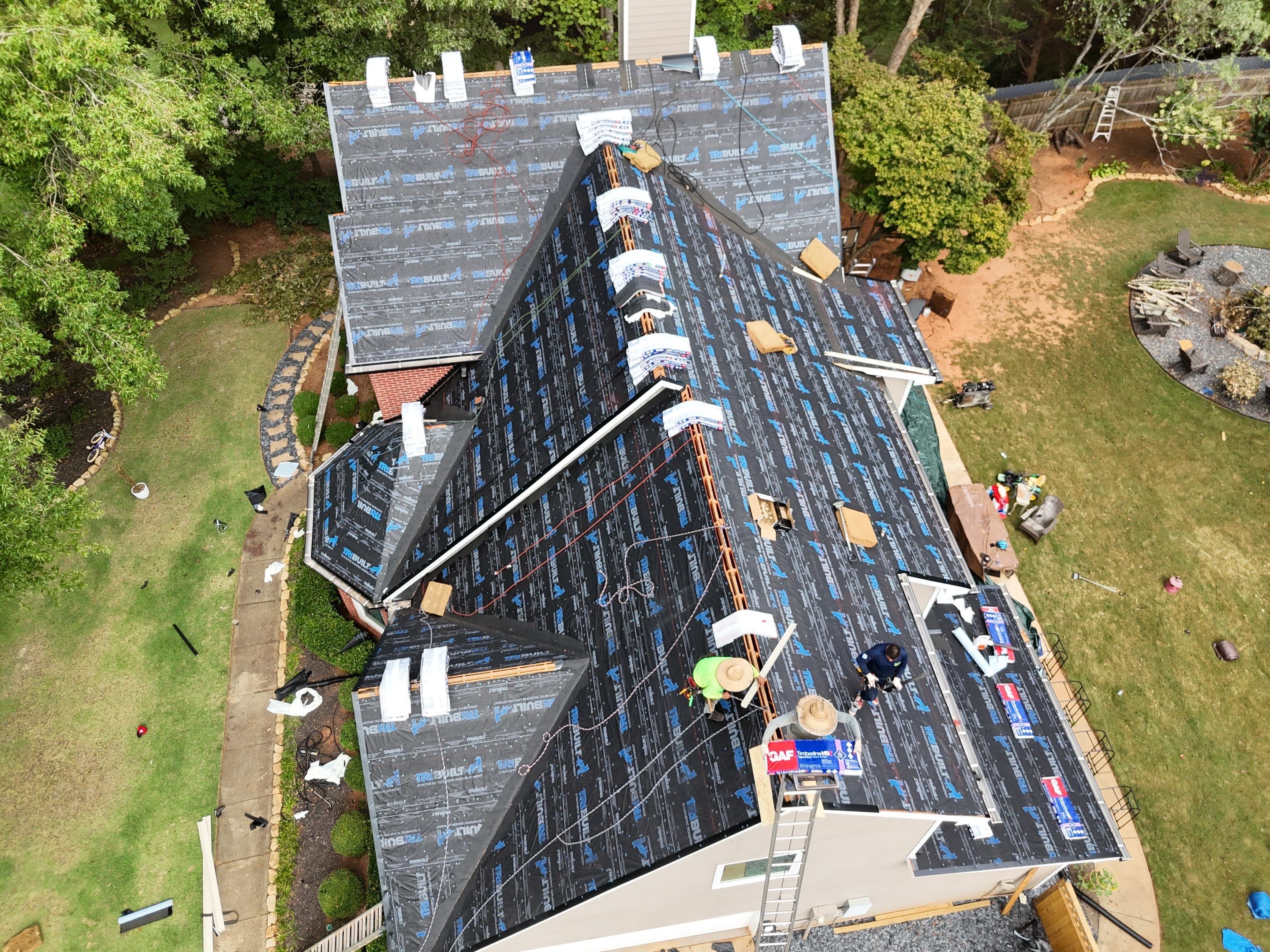 Oak Falls Lane Buford Roof Replacement  by Dom Roofing & Restoration