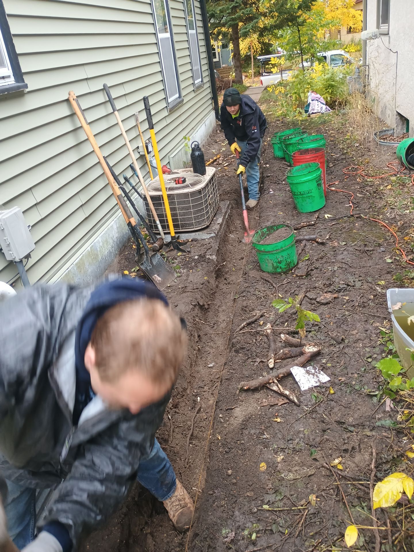 A French Drain for Maya by Waterproofing Northeast