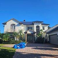 .032 Aluminum 1.5" Mechanical Seam Dark Bronze  by Total Roofing System The Metal Roof Experts
