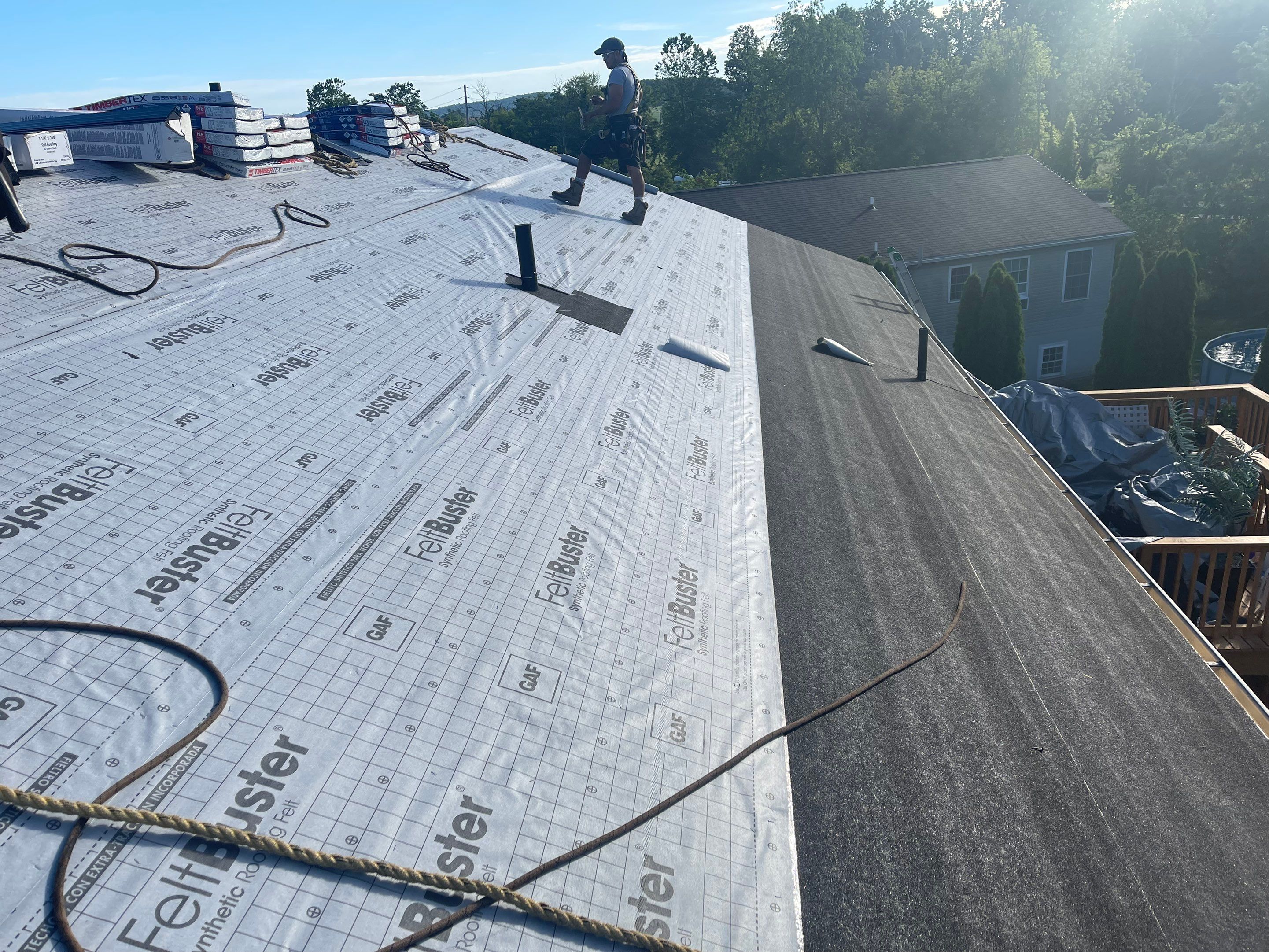 New BulletpROOF+ Lifetime Roofing System due to wind damage. by BulletpROOF Exteriors
