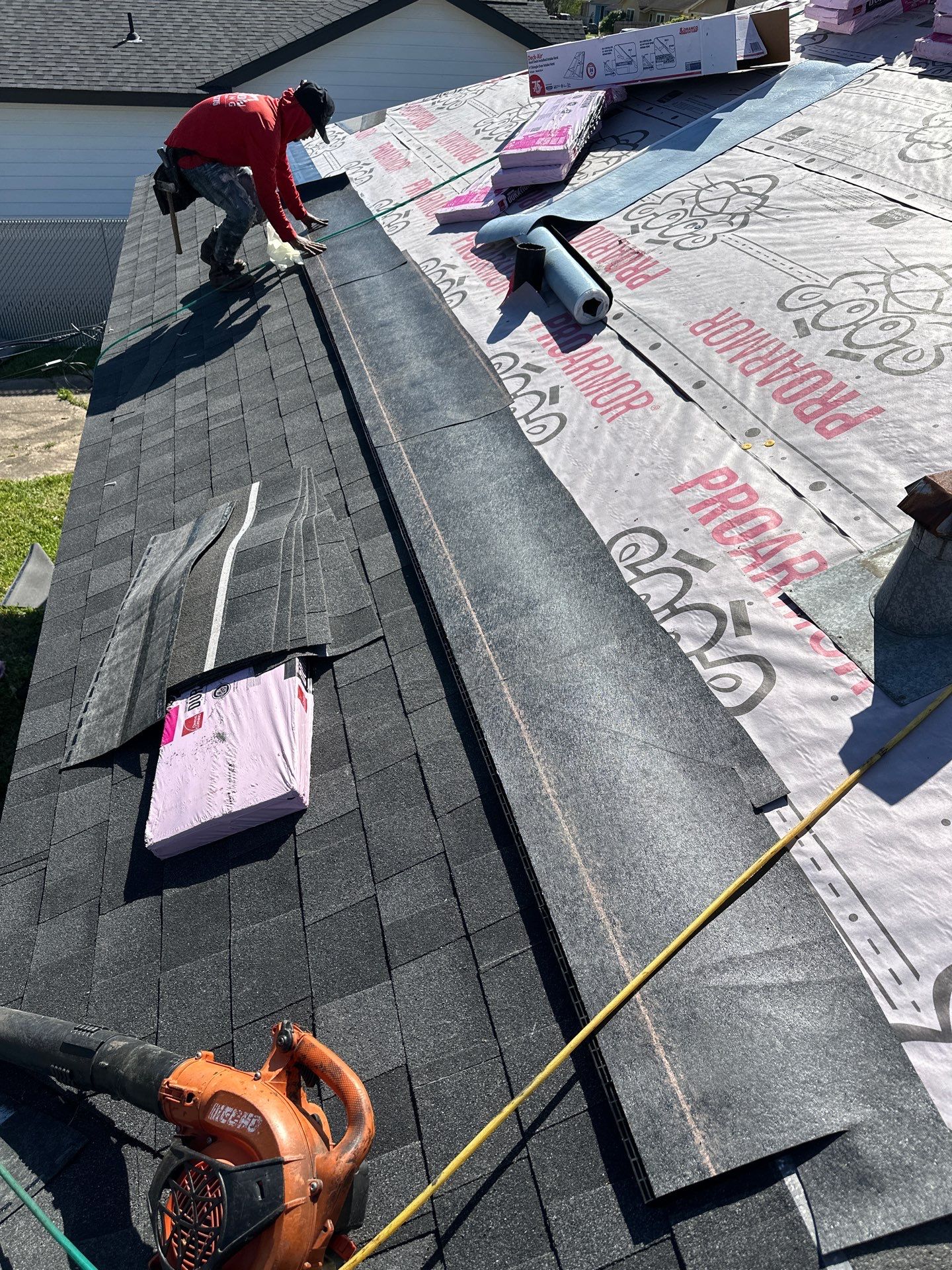 Project in Houston by Motion Roofing