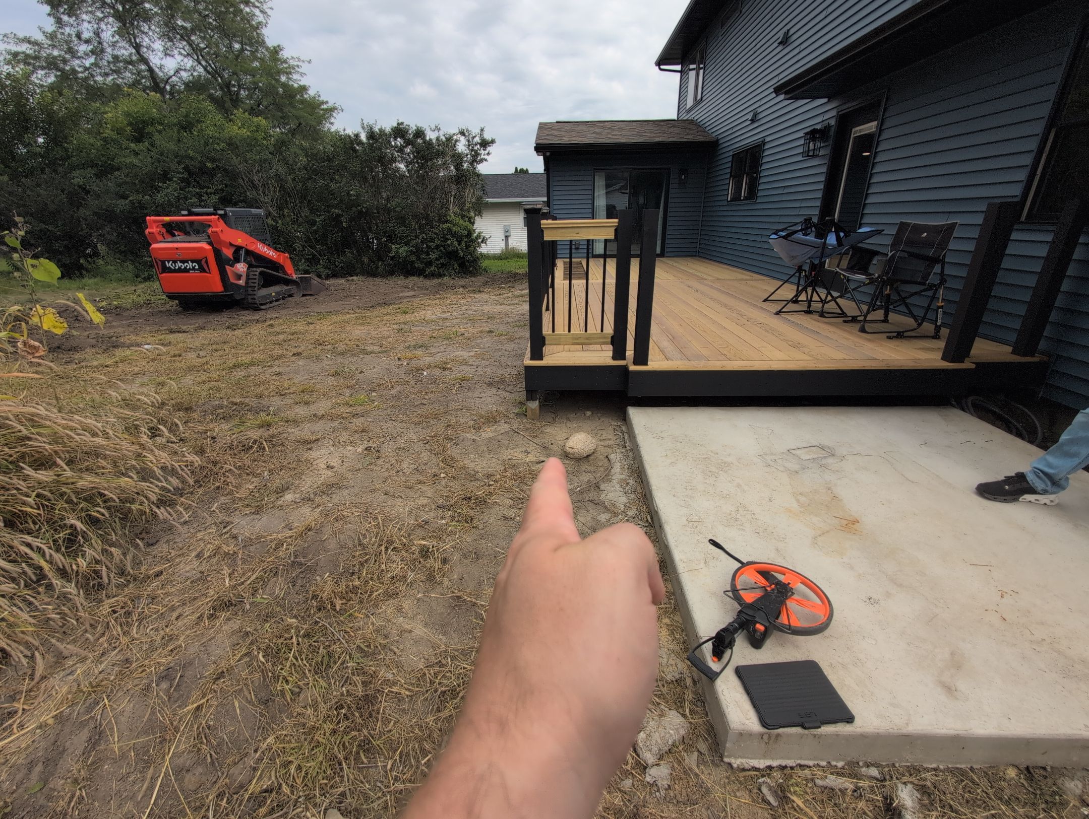 Black Chain Link Fence Installation with Double Gate in Cedar Falls by Perfect Picket Fence and Stain