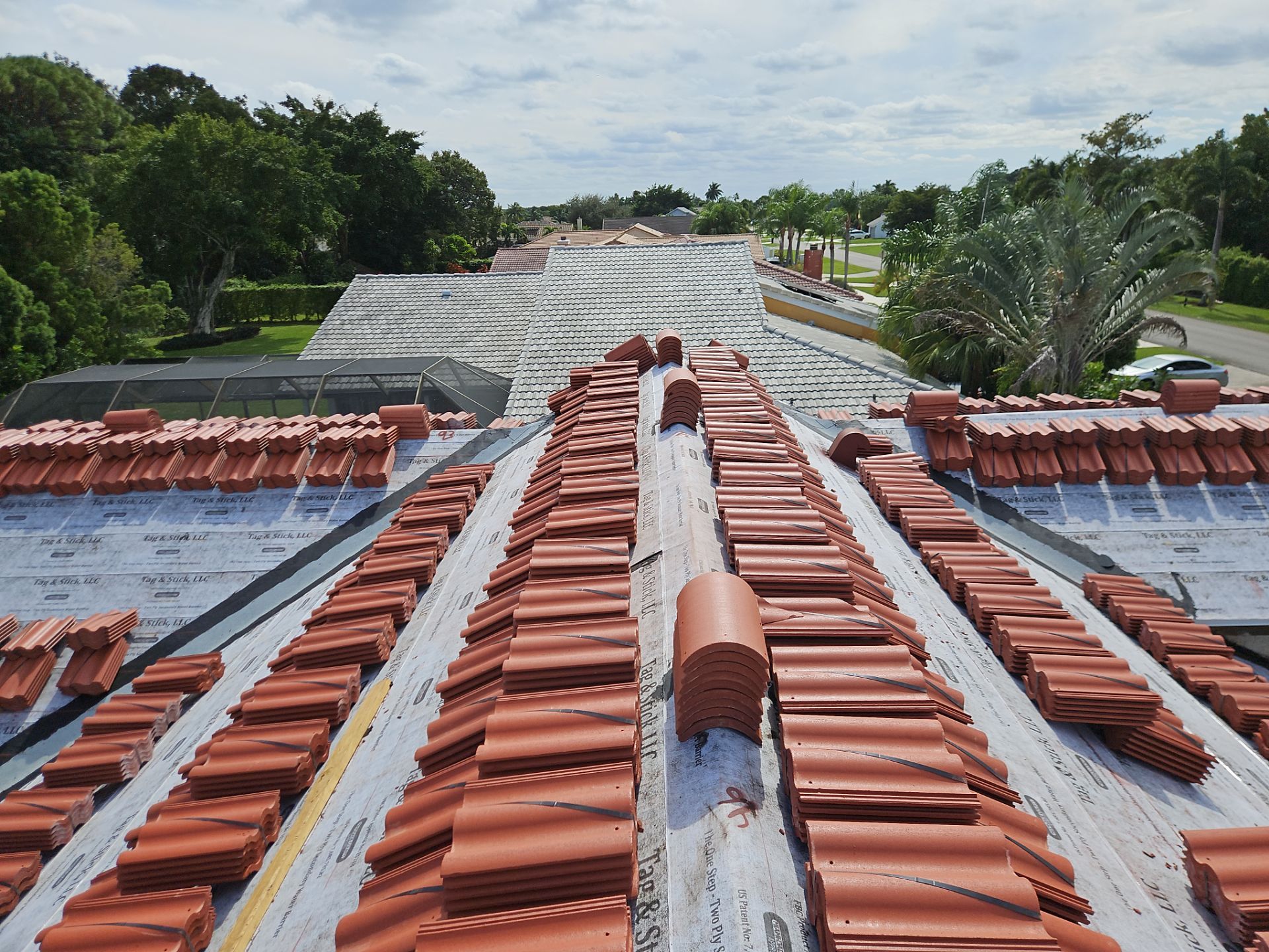 Residential Roofing Installation using Westlake Roofing Tile by BLUES BROTHERS ROOFING