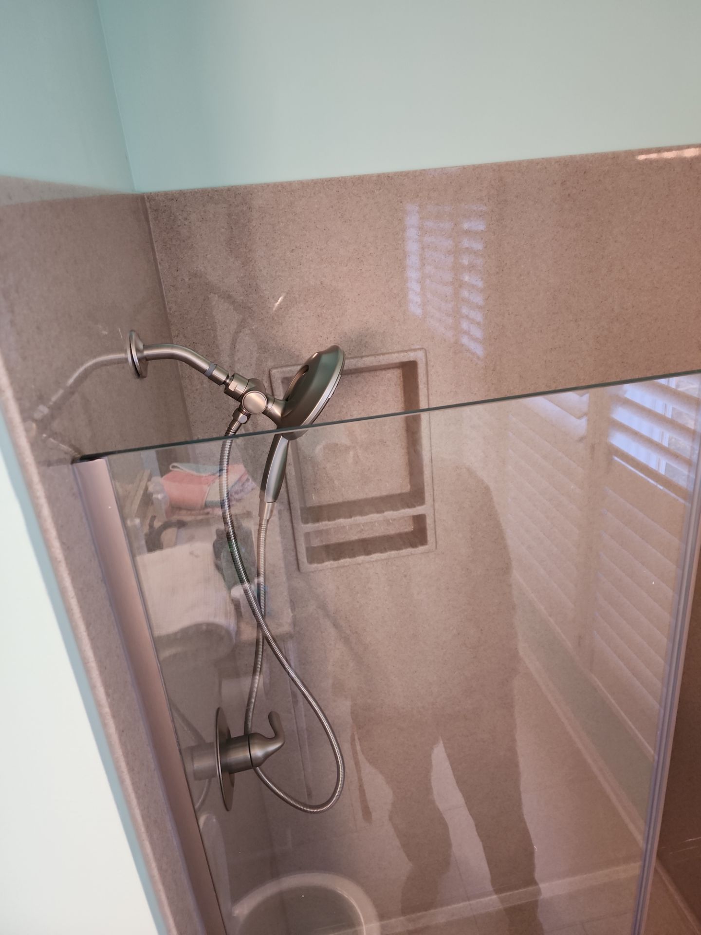 Bathroom Remodel using Onyx by The Shower Company