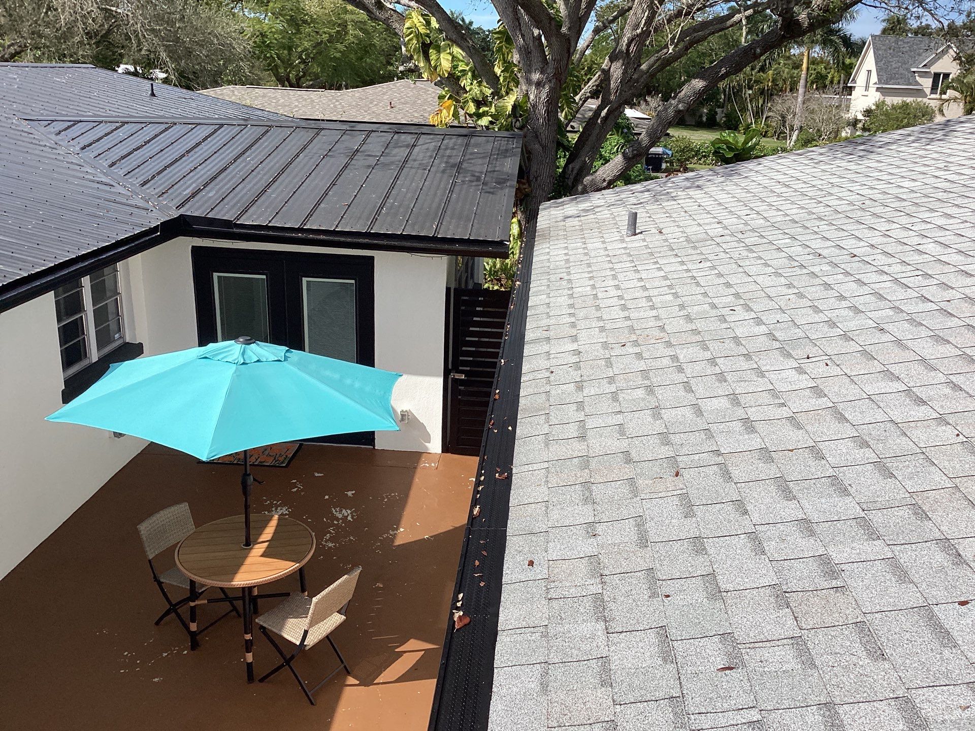 Black Gutter Guard Gutter Installation in Fort Myers FL by Gutter Professors