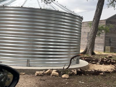 150K Equestrian center with 25K backup tank for potable water.