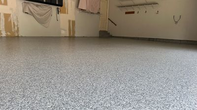 Francine W. transformed her garage floor