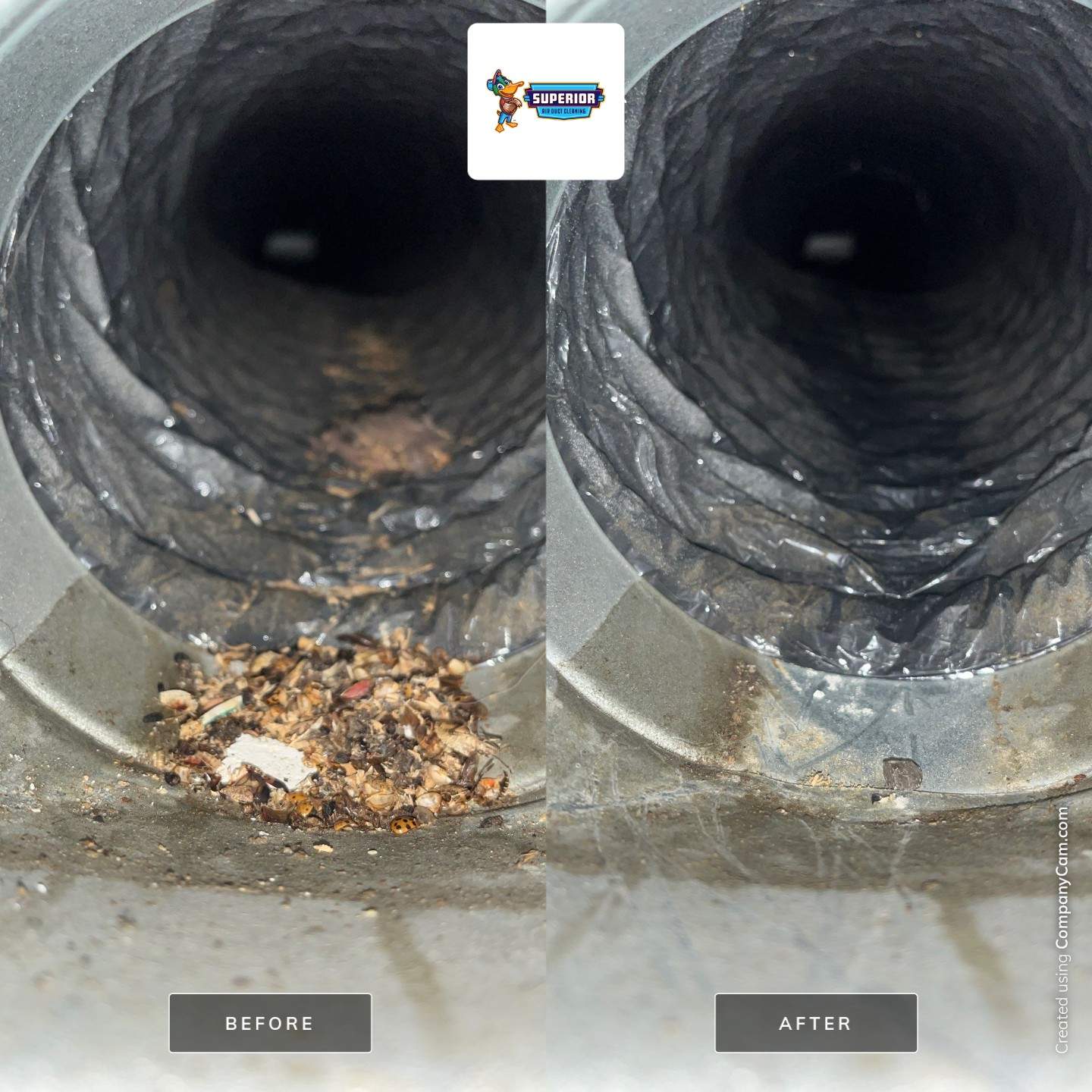 Air Duct Cleaning With a Vacuum Truck in New Castle, PA by Superior Air Duct Cleaning