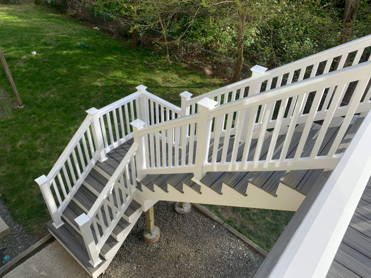 Porch/Deck Construction using Trex Decking by UBrothers Construction