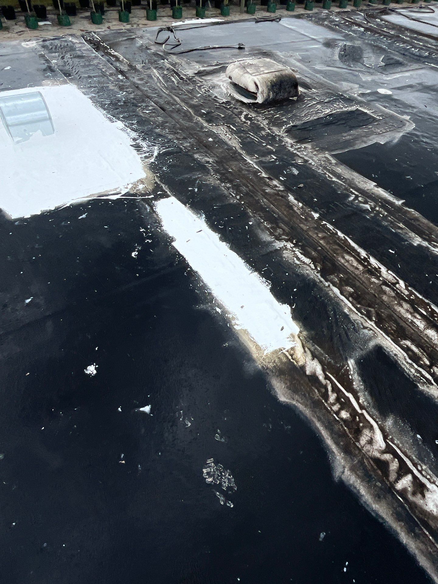 Flat Membrane Roof Repair and Interior Restoration in Fort Myers by cordova home services 