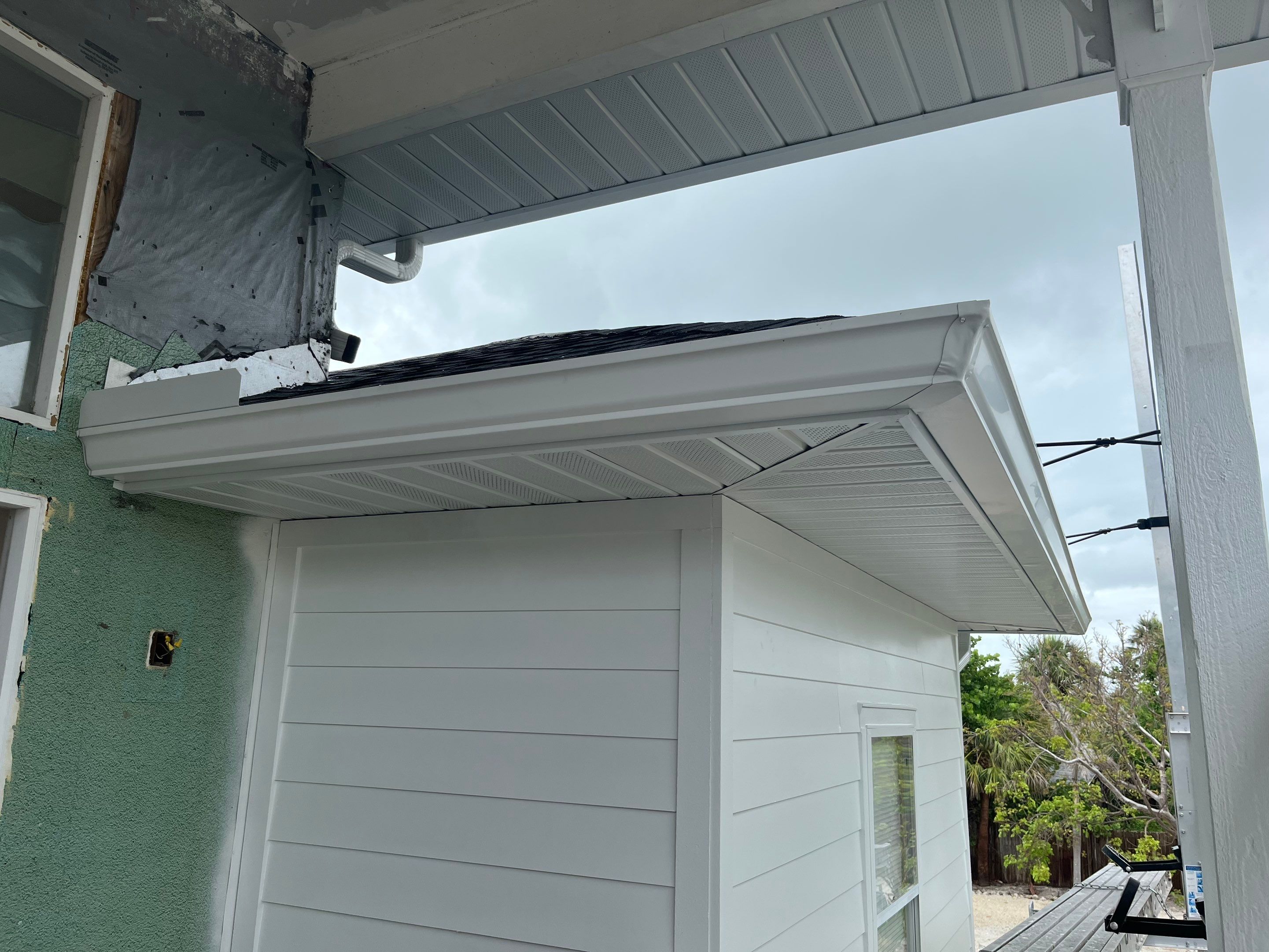 Complete Gutter, Soffit & Fascia Project in Placida FL by Gutter Professors