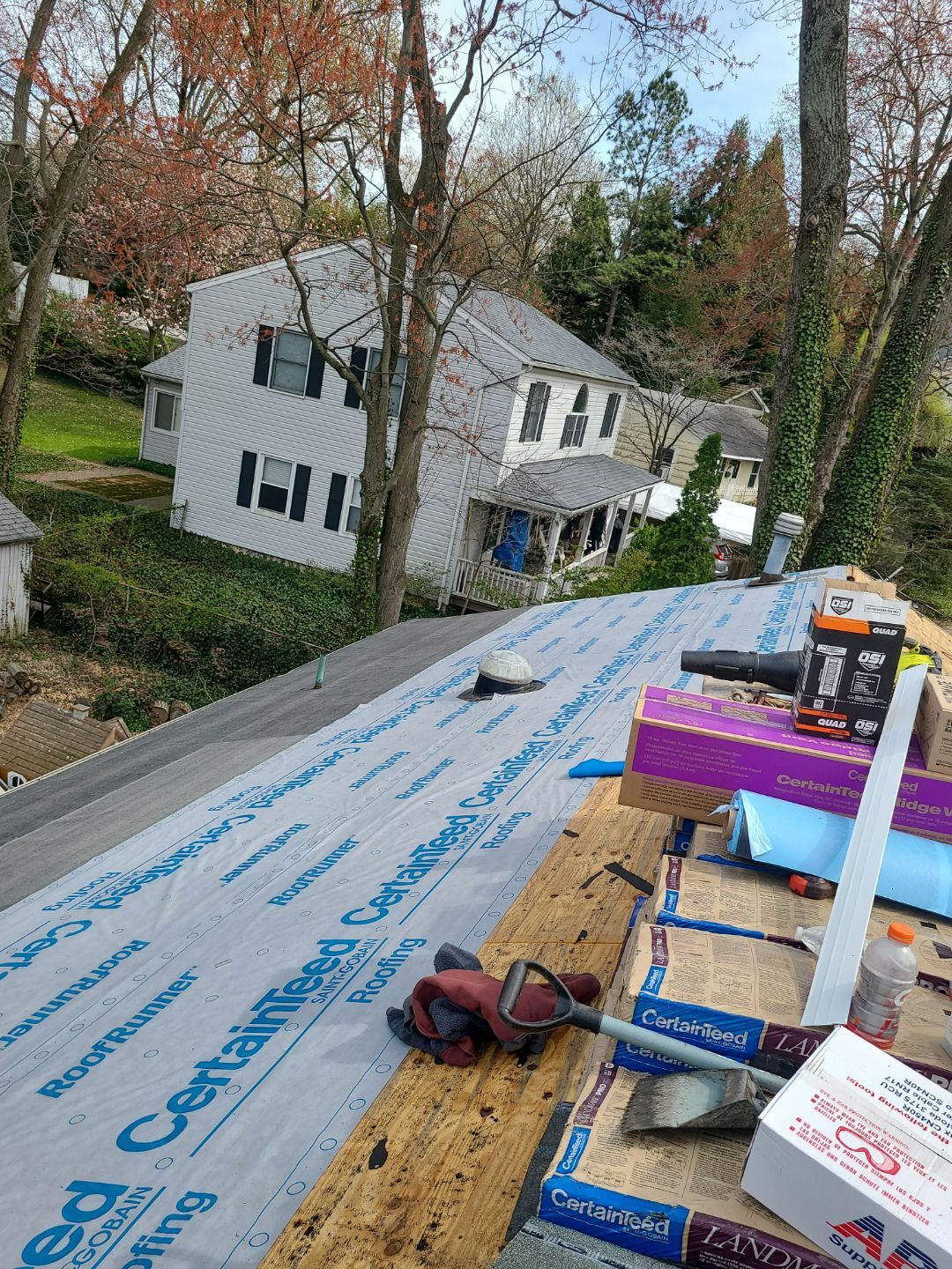 Falls Church Landmark Pro Roof in Max Def Pewter by RM Banning, Inc.