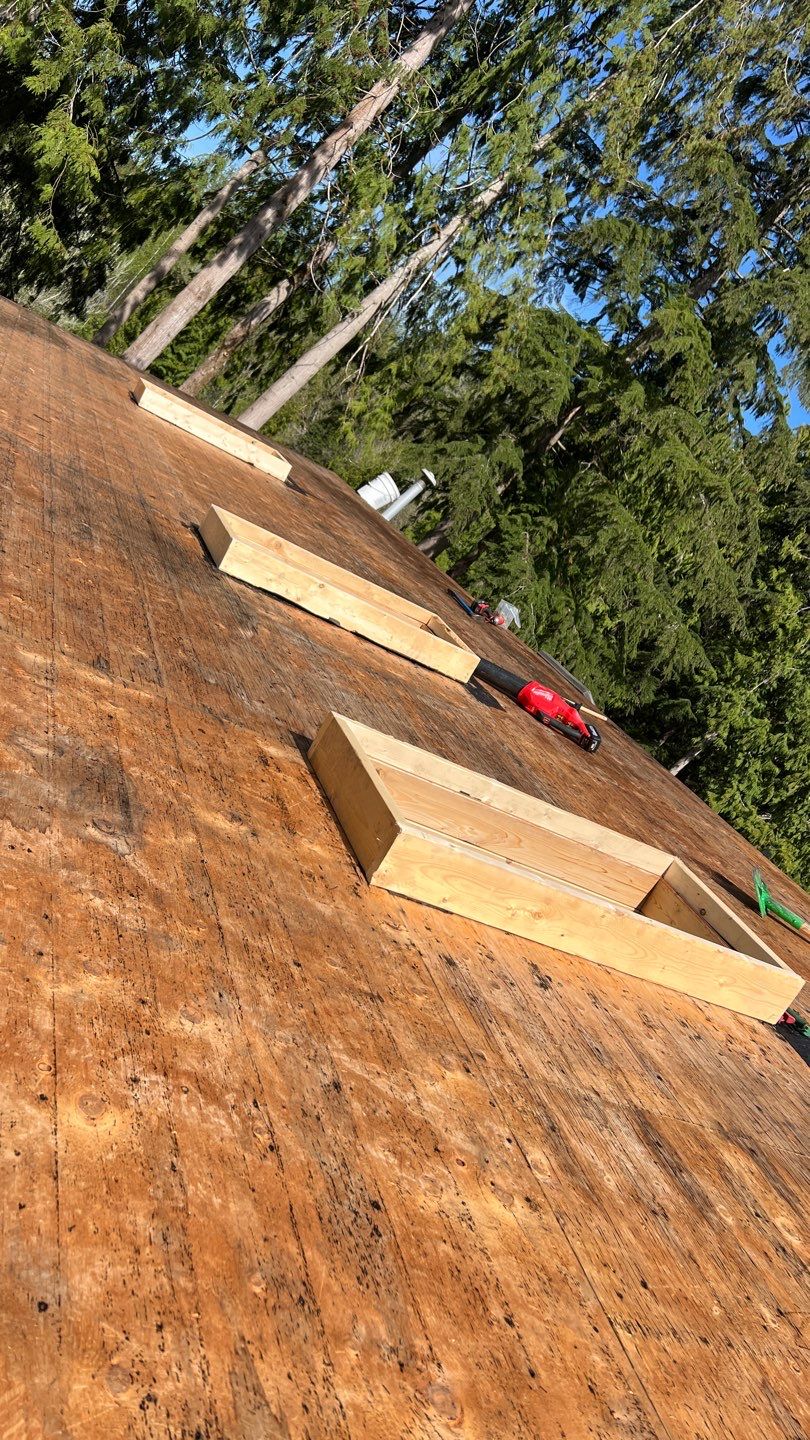 Residential ReRoofing Installation using 12" Prolok metal by Top Notch Roofing Inc