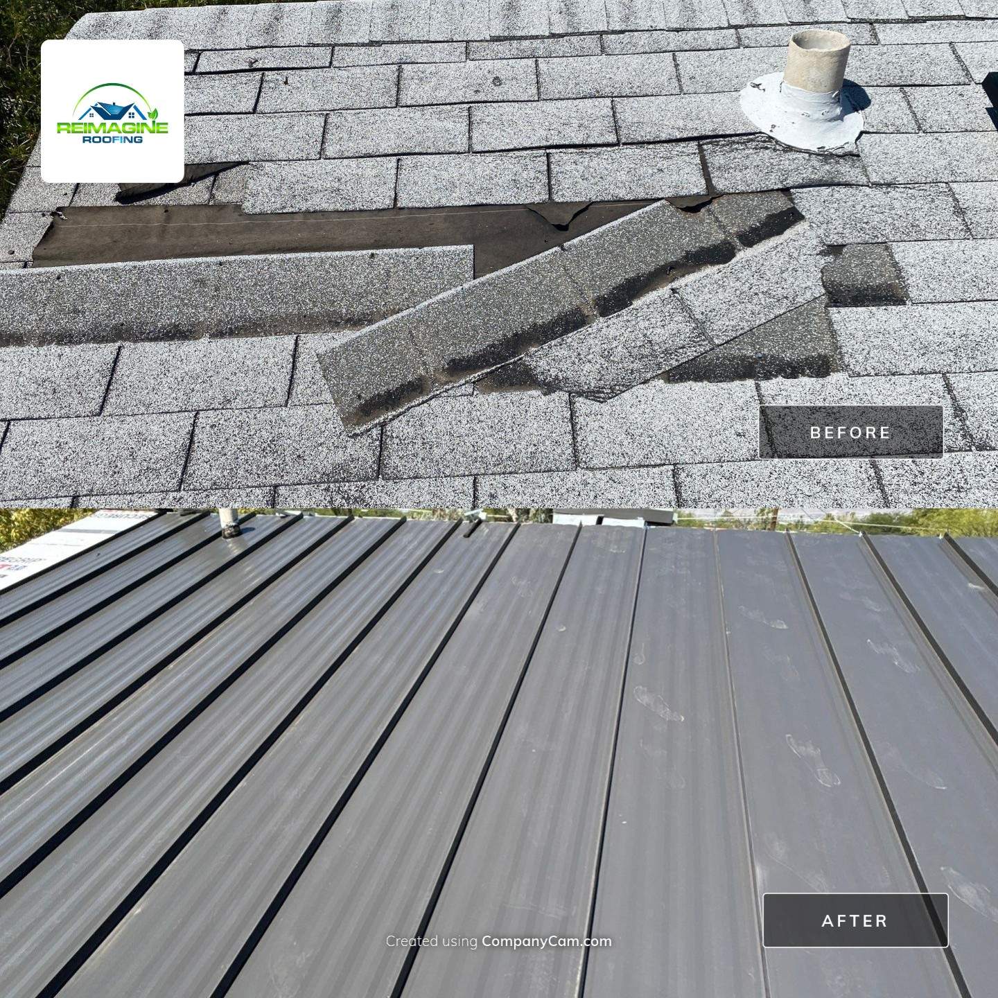 Slate Gray Standing Seam by Reimagine Roofing