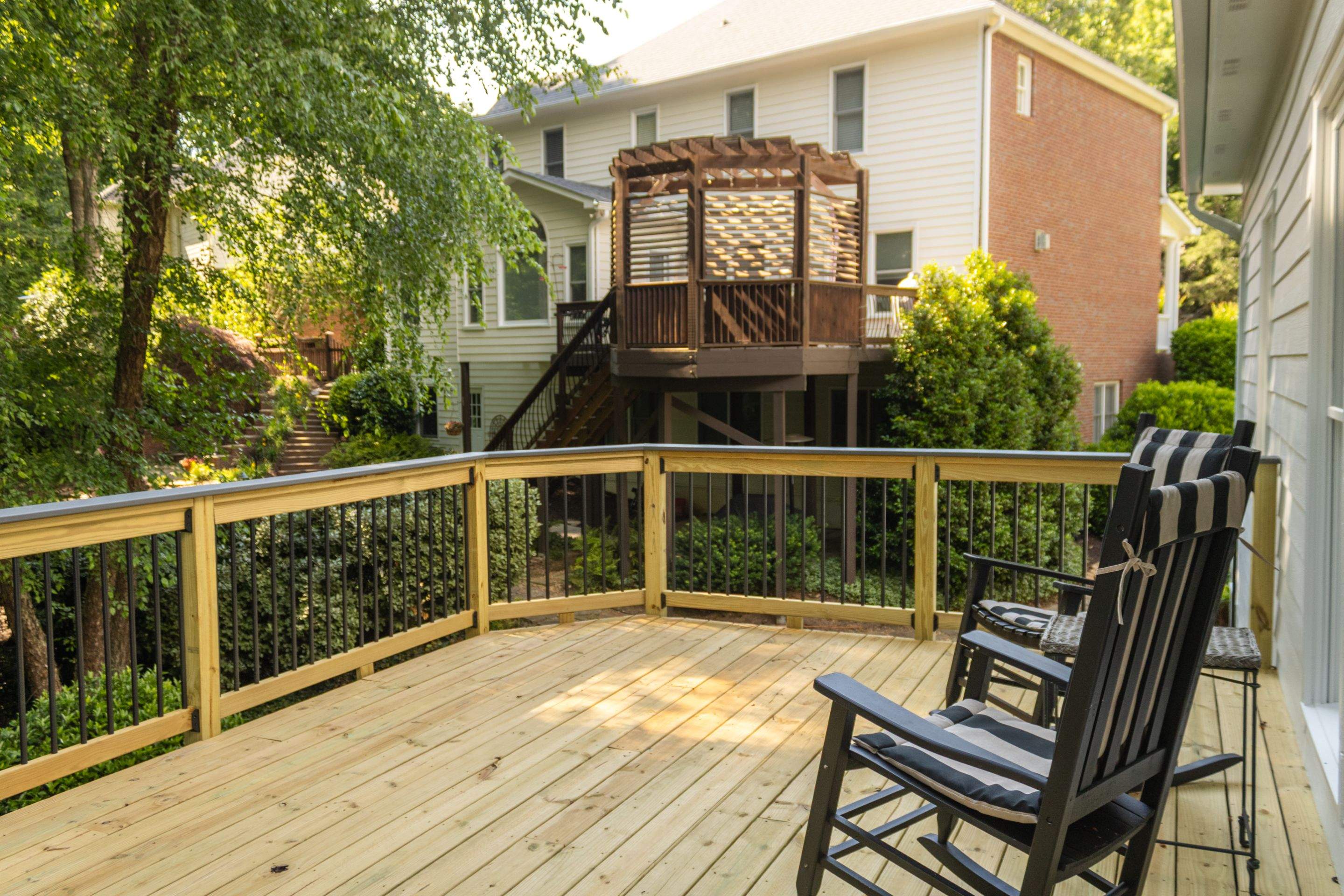Roswell, GA Wood Deck Resurface, Rotted Wood Replacement, Exterior Painting, & More  by Nelson Exteriors 