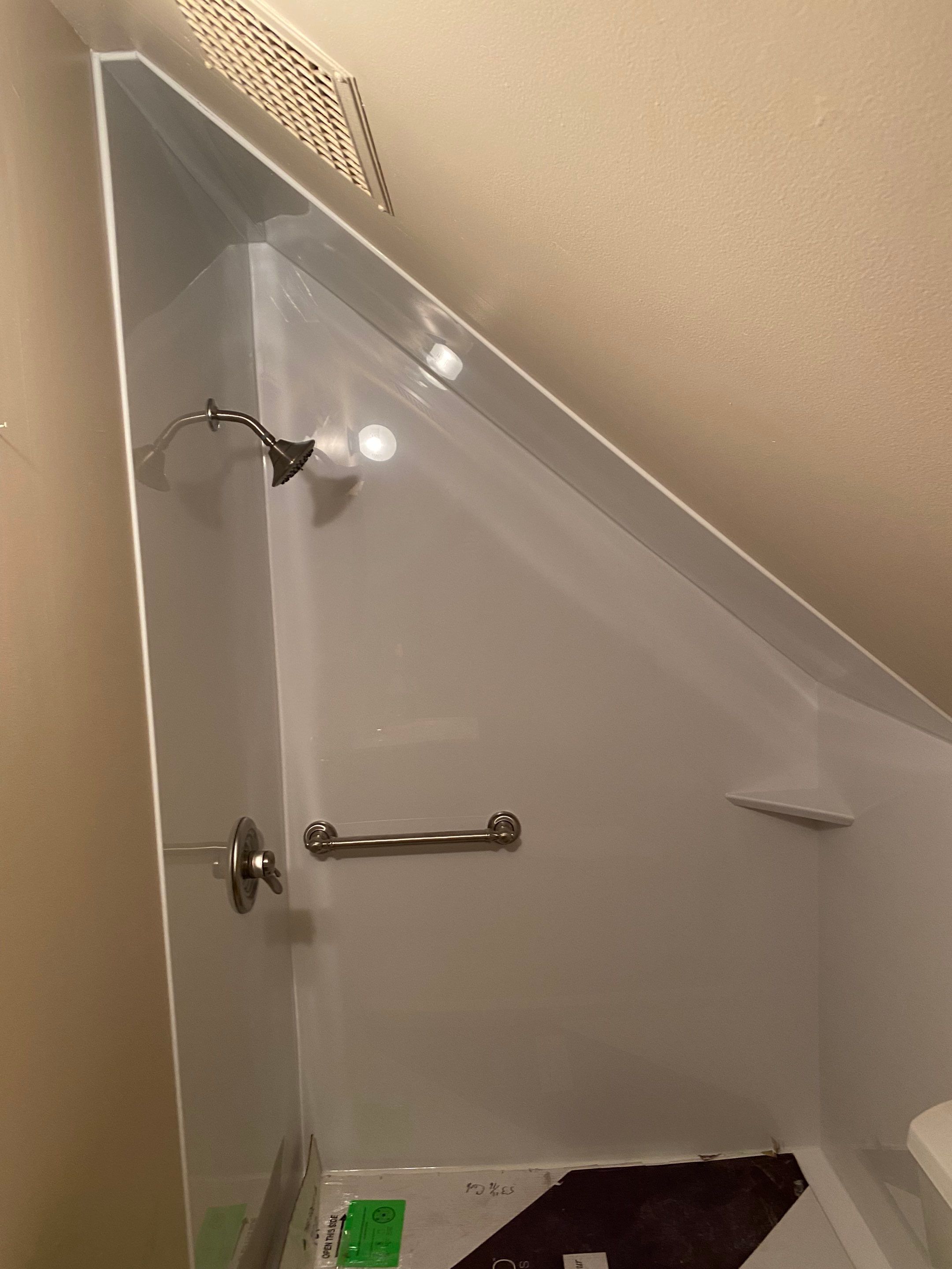 Attic Shower by BathPlanet SW Virginia