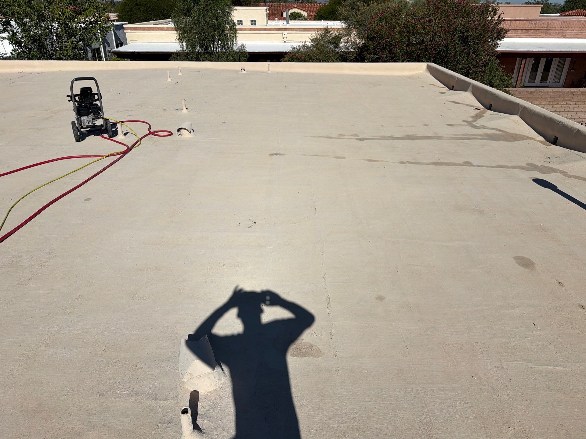 Tucson Residential Roof Restoration with Tile and Elastomeric Coating by West Coast Roofing AZ
