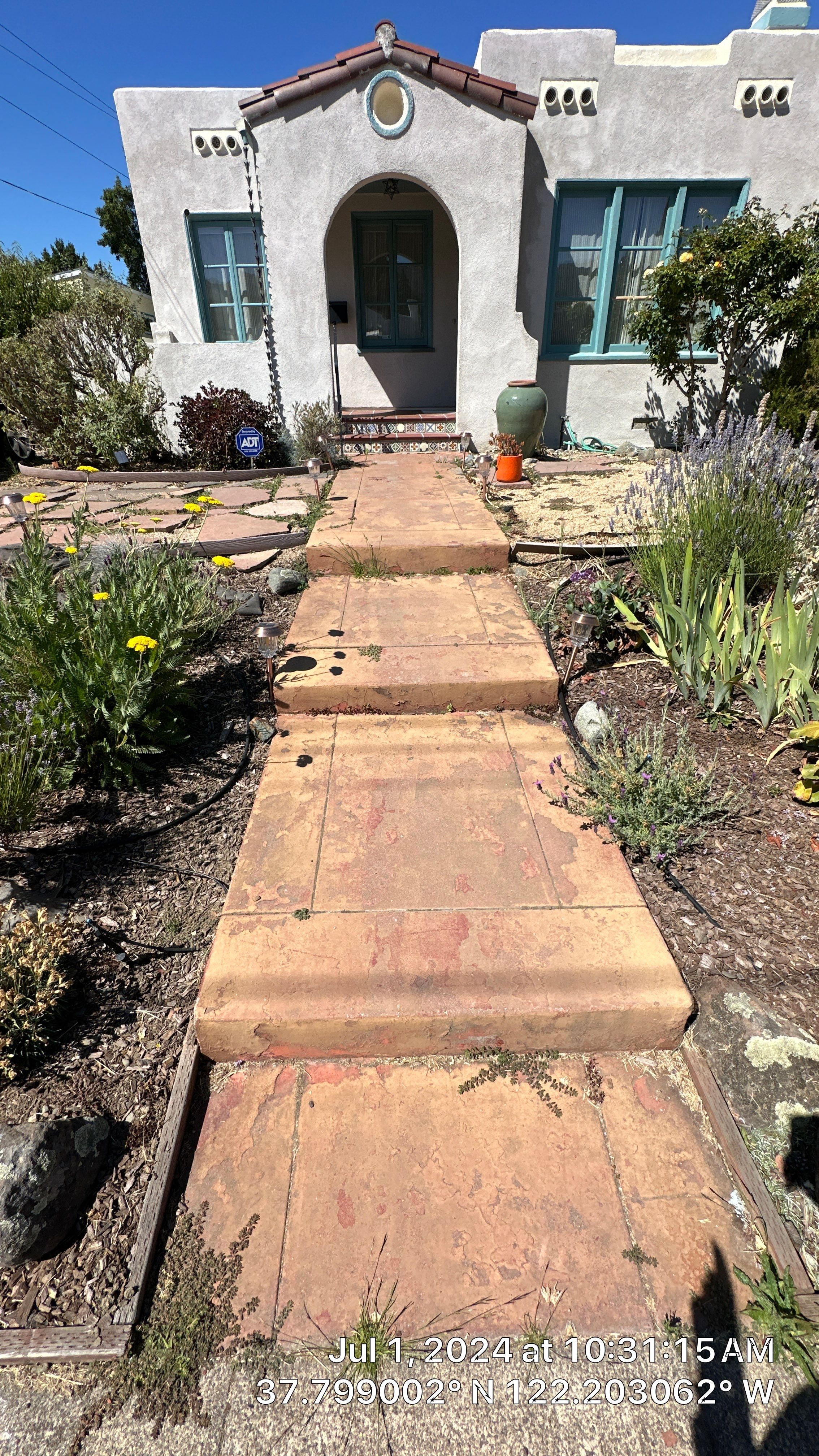 Exterior Transformation with Fresh Stucco and elastomeric system for waterproofing by Herrera’s Bay Area Painting inc.