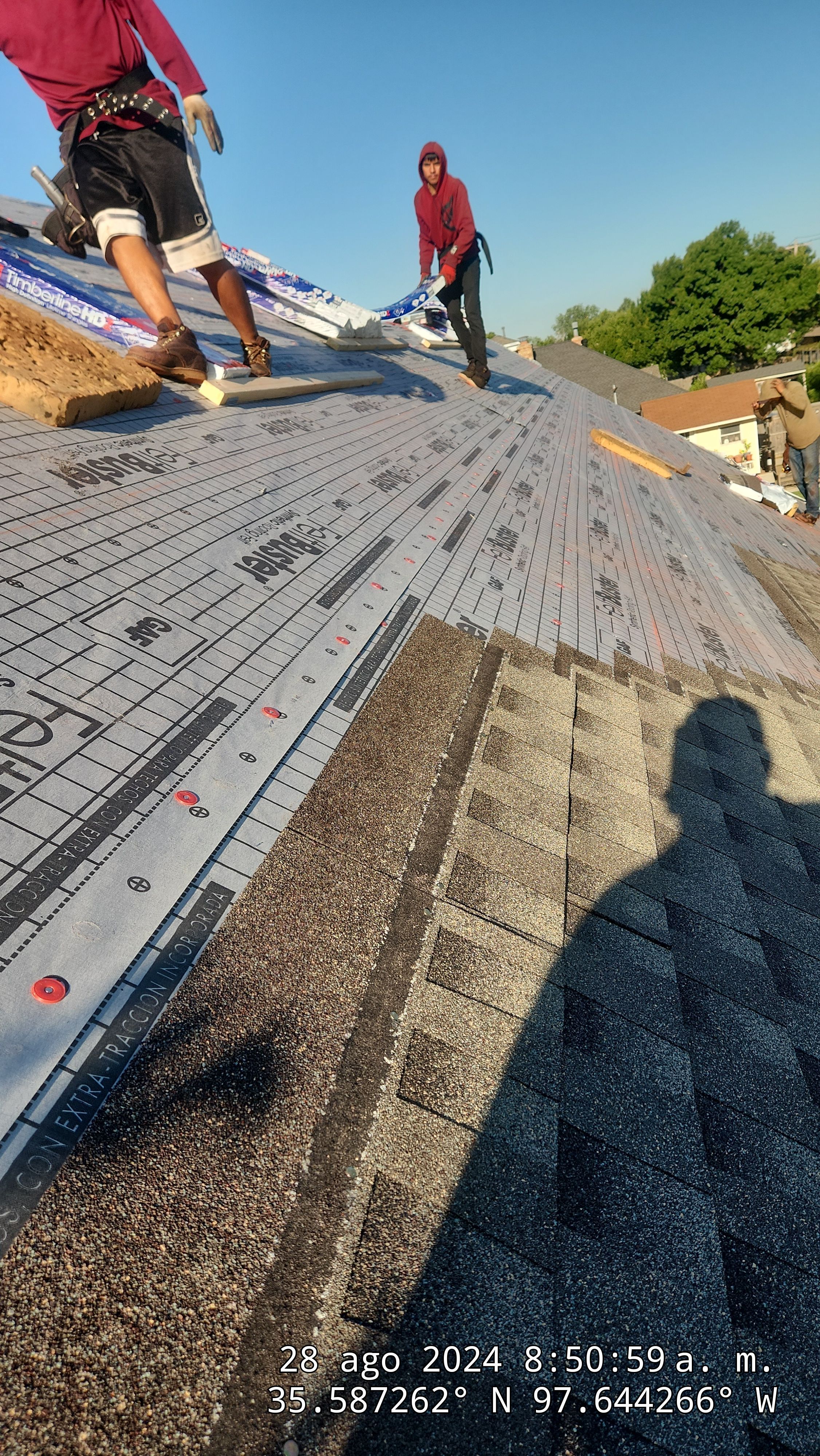 Residential Roofing Installation using GAF by Castillo Roofing