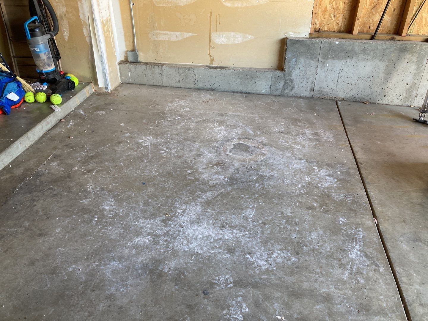 Water Damage in Garage by Accountable Home Services