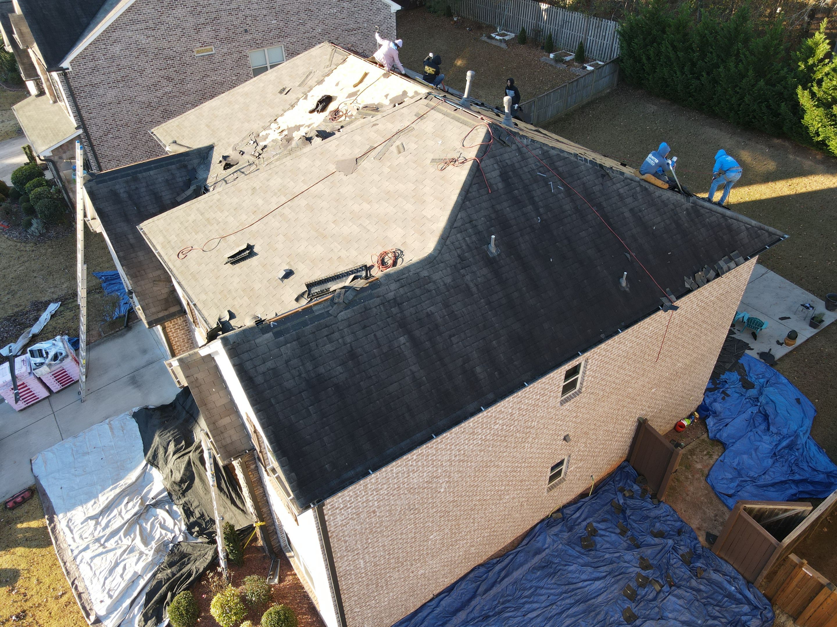 Residential Roofing Installation using Owens Corning by Inspector Roofing and Restoration