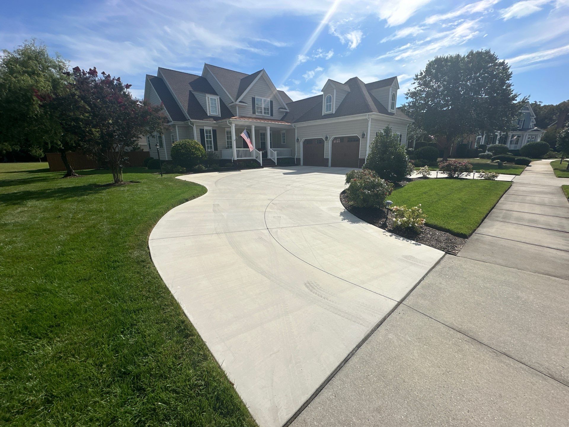 Project in Virginia Beach by Sam The Concrete Man Virginia Beach