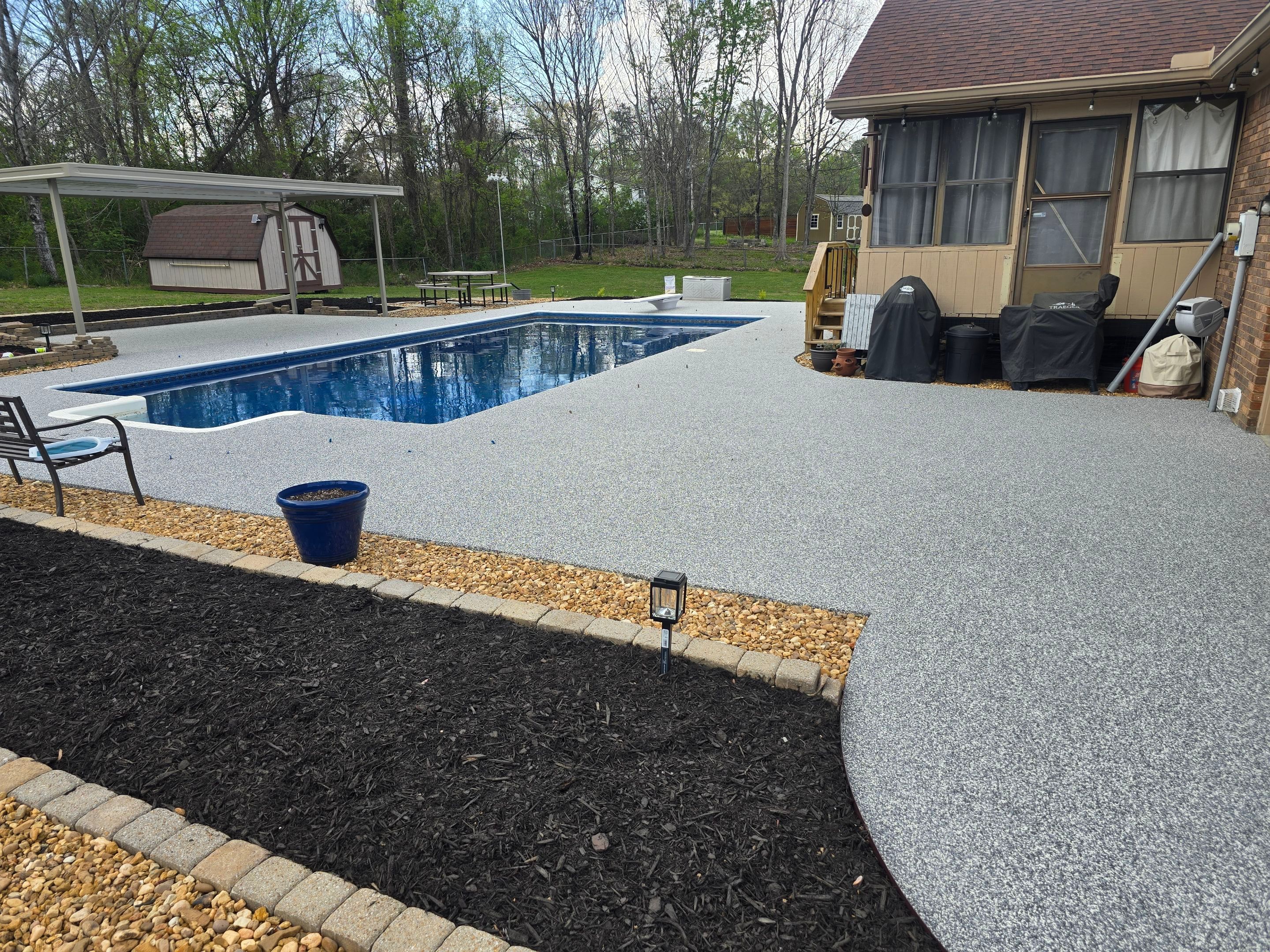 Pool Deck using Sterling by Elite Floor Solutions